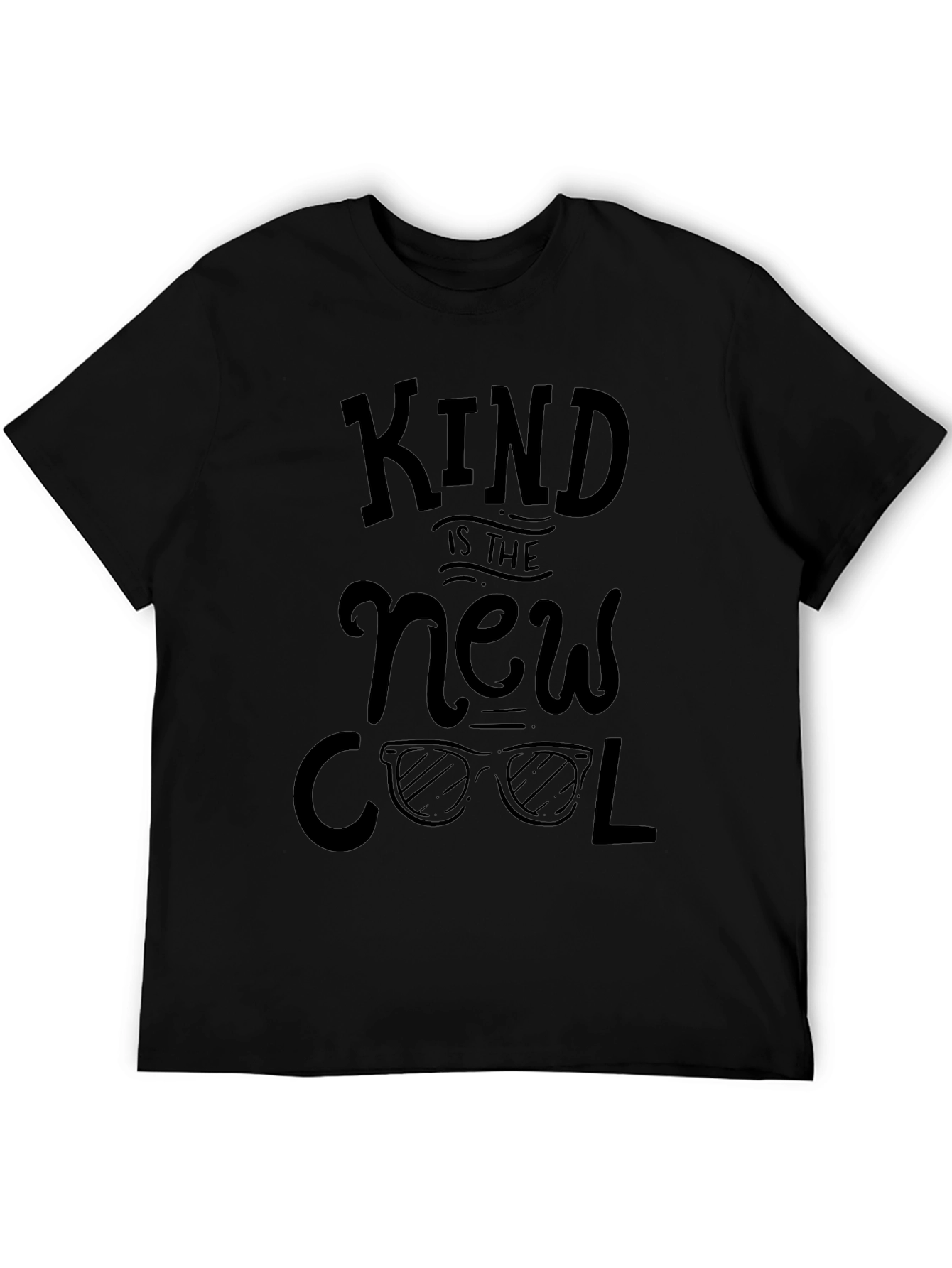 Kind is The New Cool Black T-Shirt