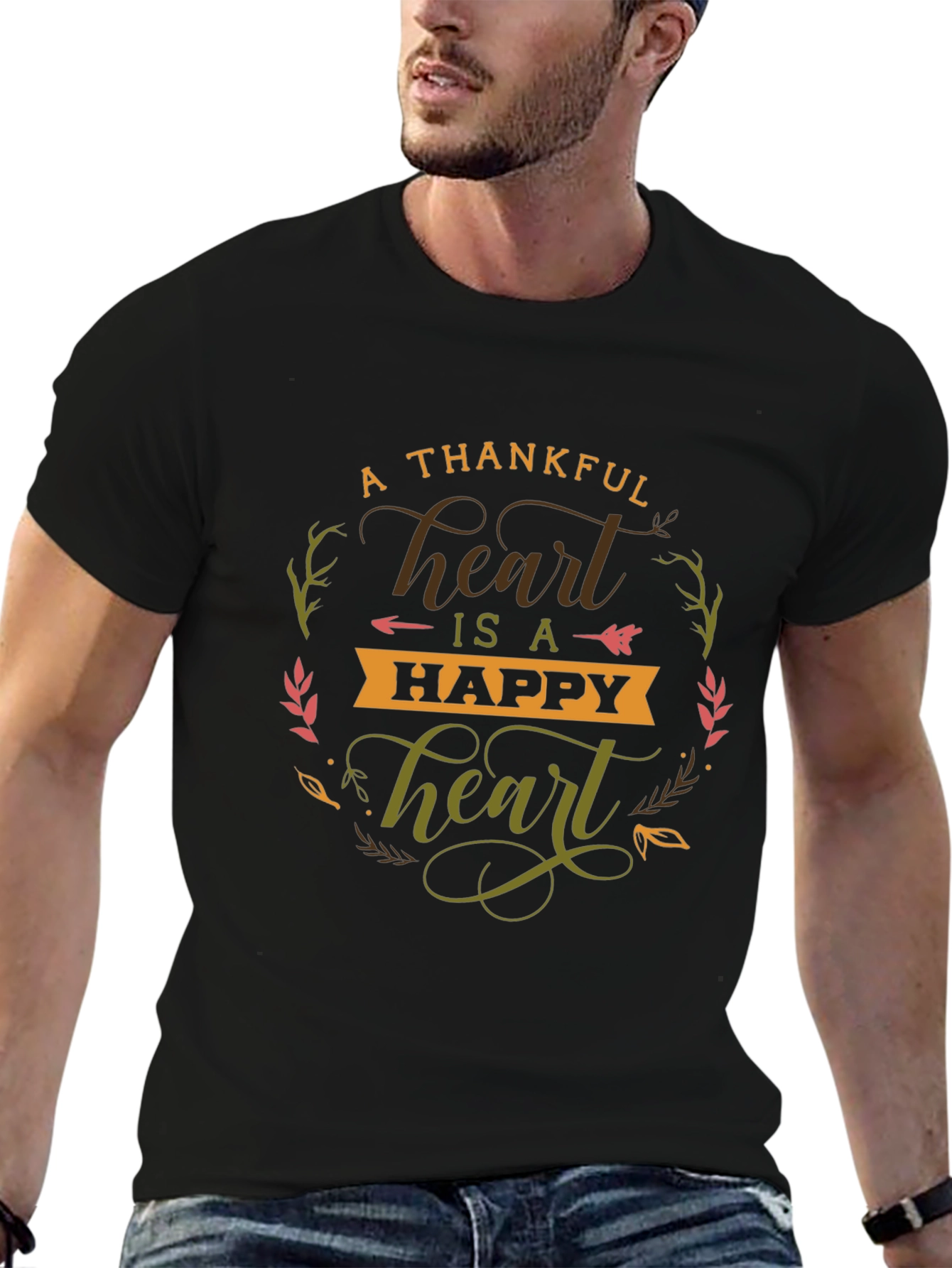 Thankful Heart Happy Heart T-Shirt