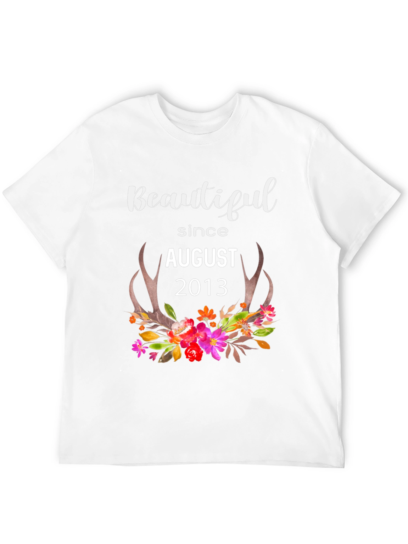Beautiful Since August 2013 Graphic Tee