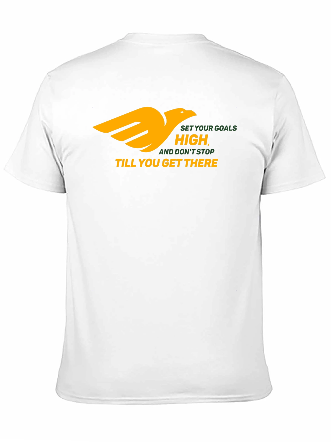 Motivational Black T-Shirt - Reach Your Goals!