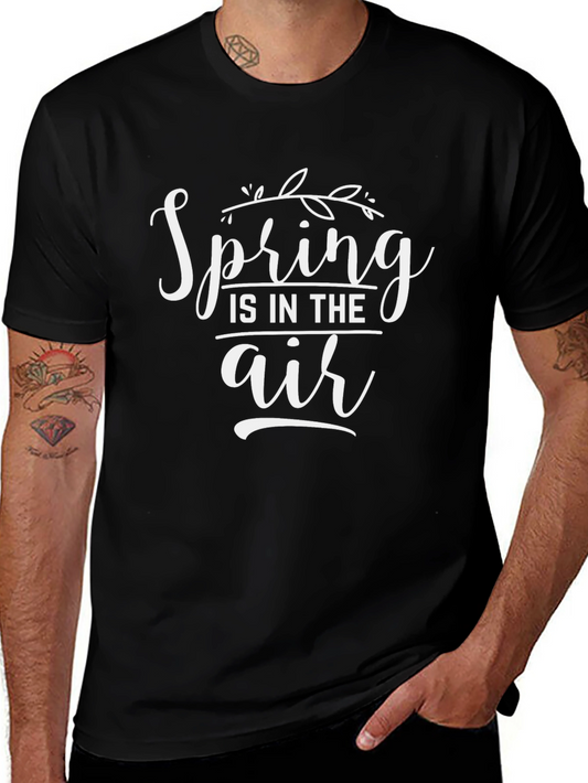 Spring is in the Air Graphic Tee - Black