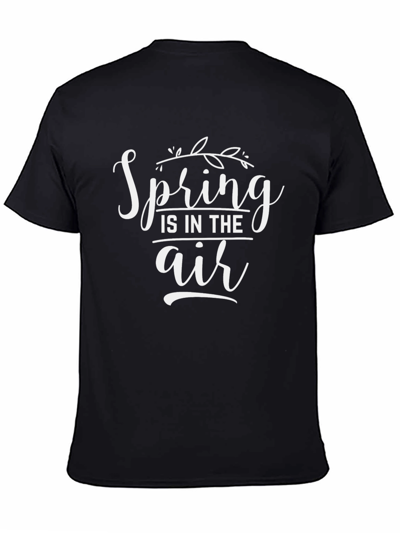 Spring is in the Air Graphic Tee - Black
