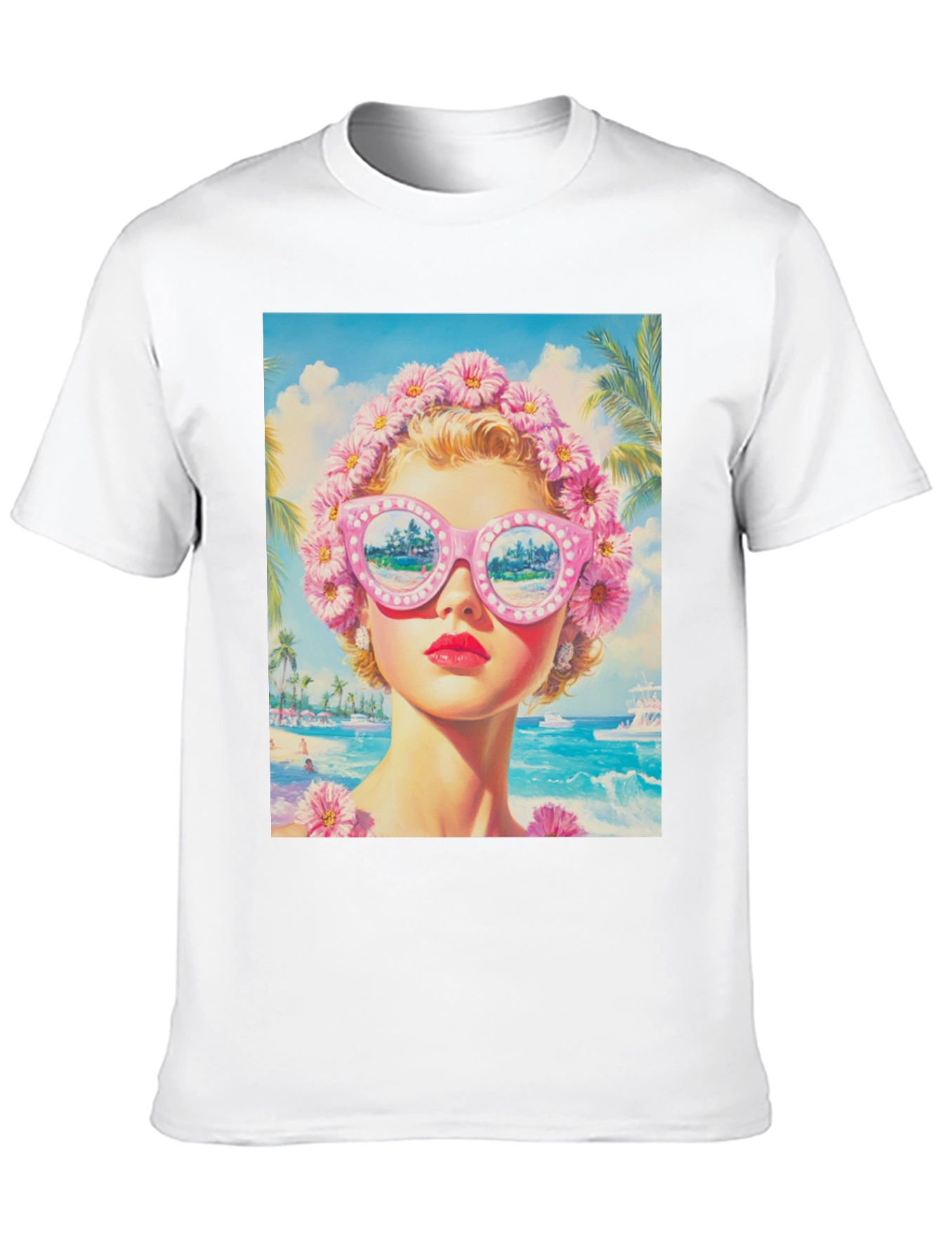 Retro Beach Vibes Graphic Tee