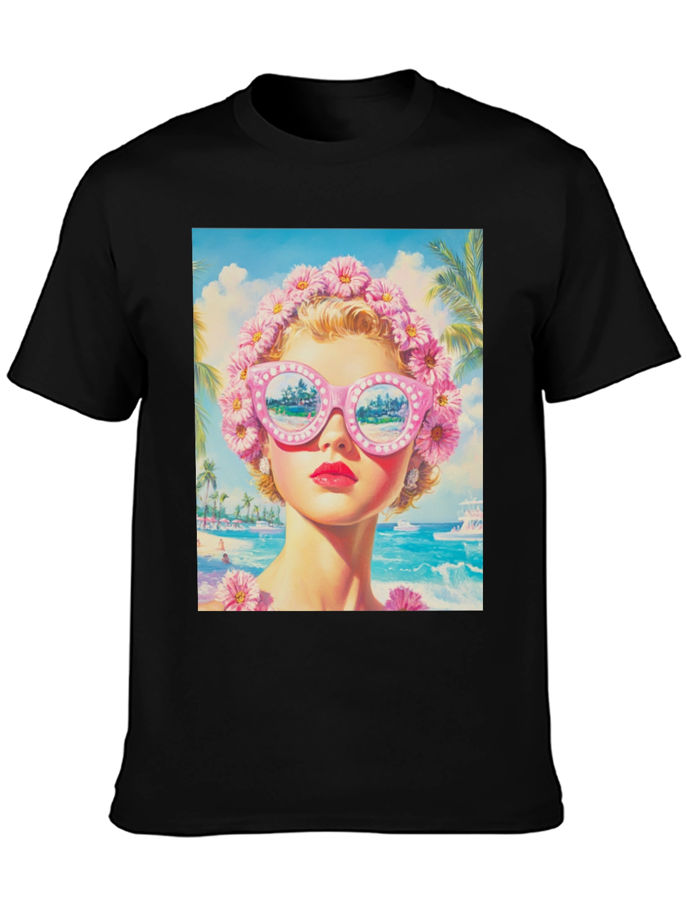 Retro Beach Vibes Graphic Tee