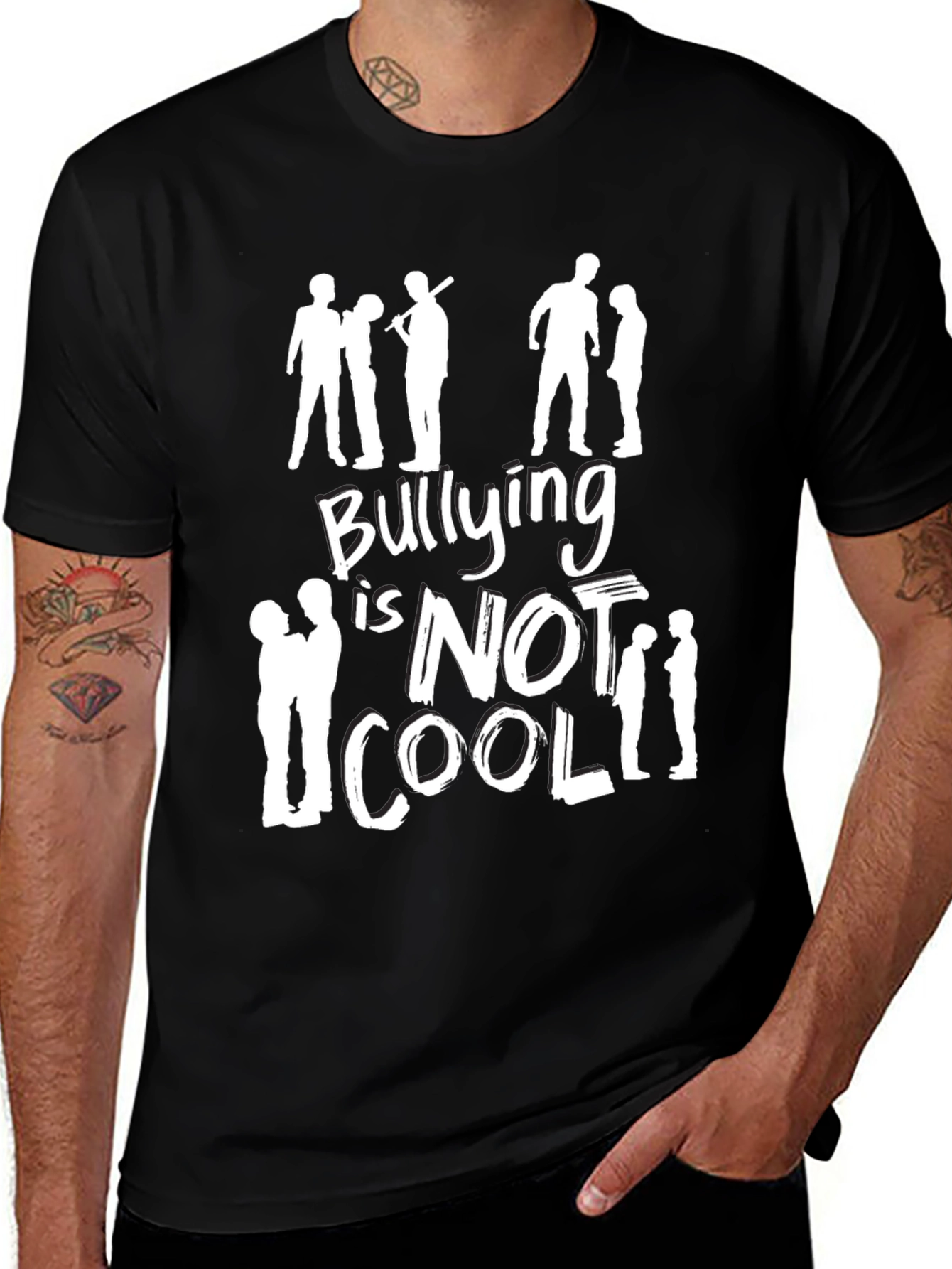 Anti-Bullying T-Shirt: Bullying is NOT Cool