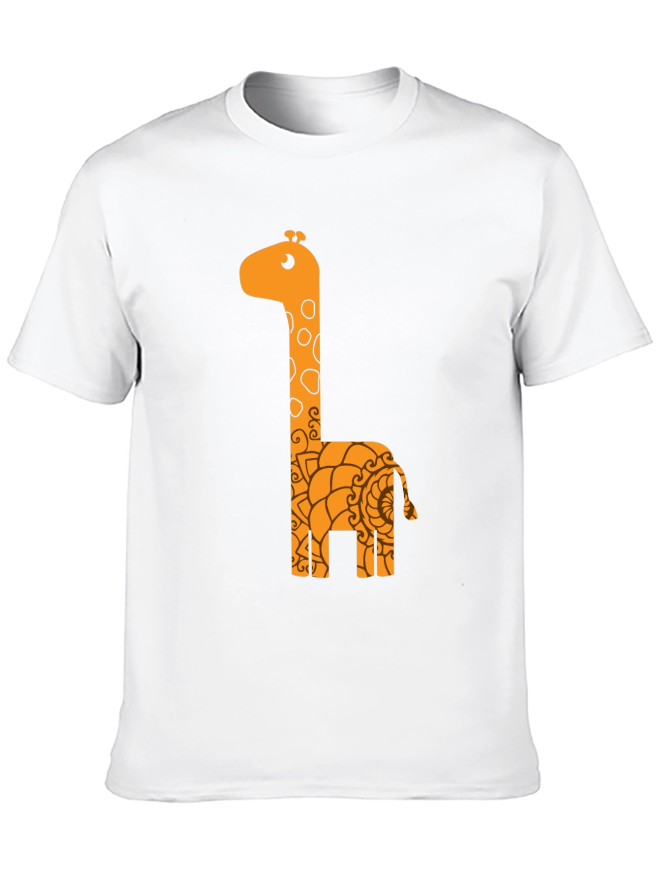 Fun Giraffe Graphic Tee - Unisex Black T-Shirt