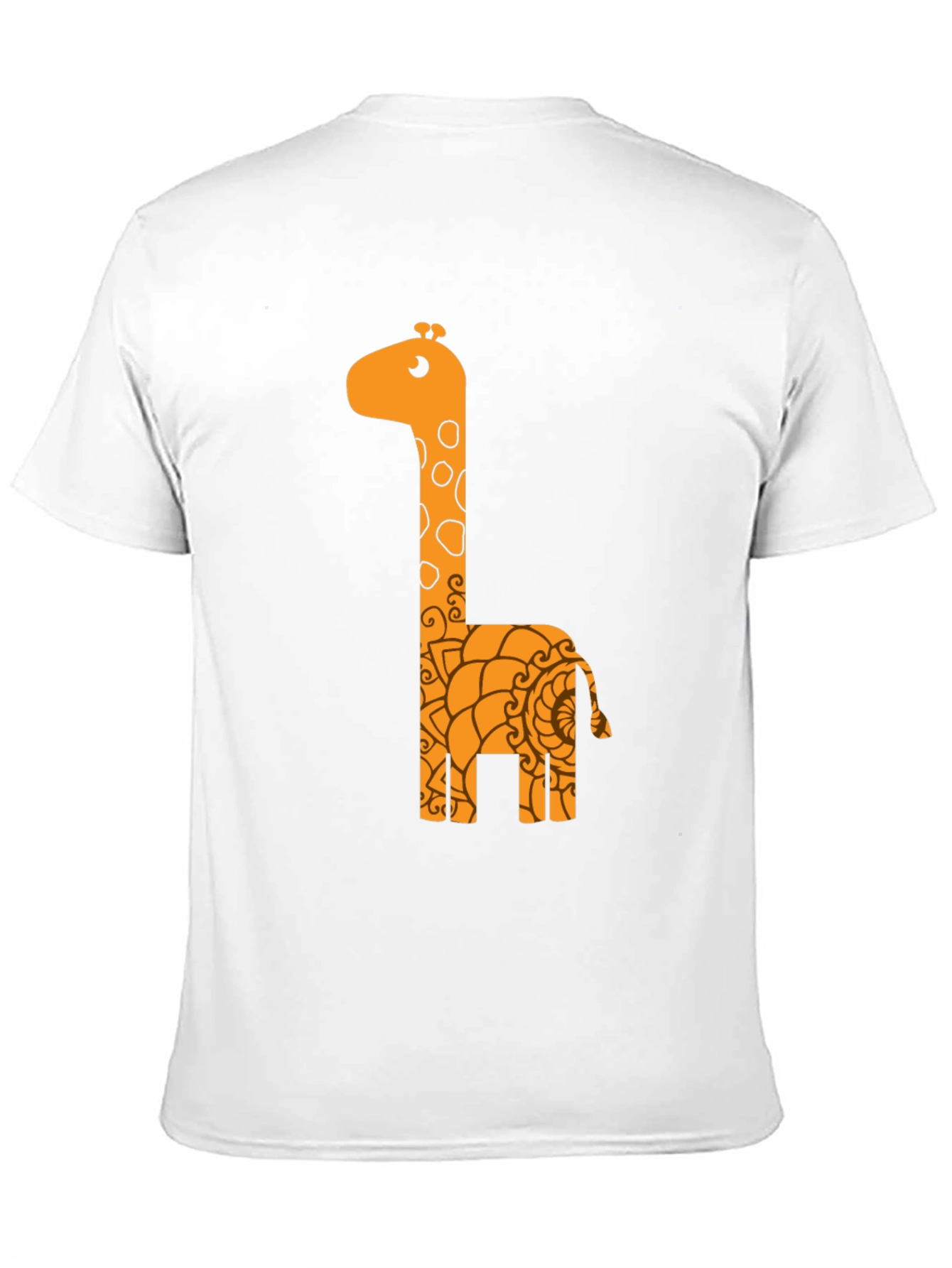 Fun Giraffe Graphic Tee - Unisex Black T-Shirt