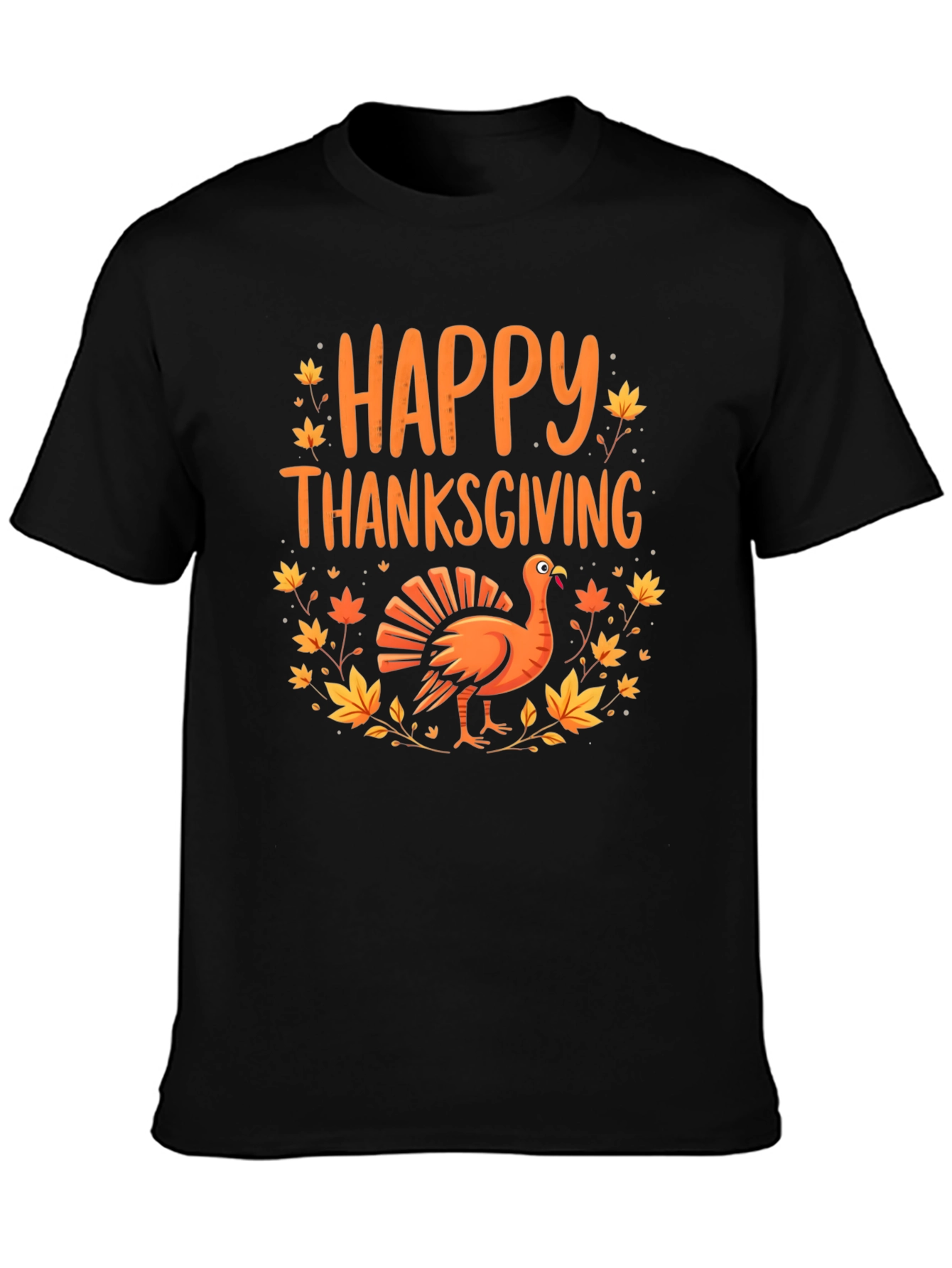 Happy Thanksgiving Turkey Graphic Tee