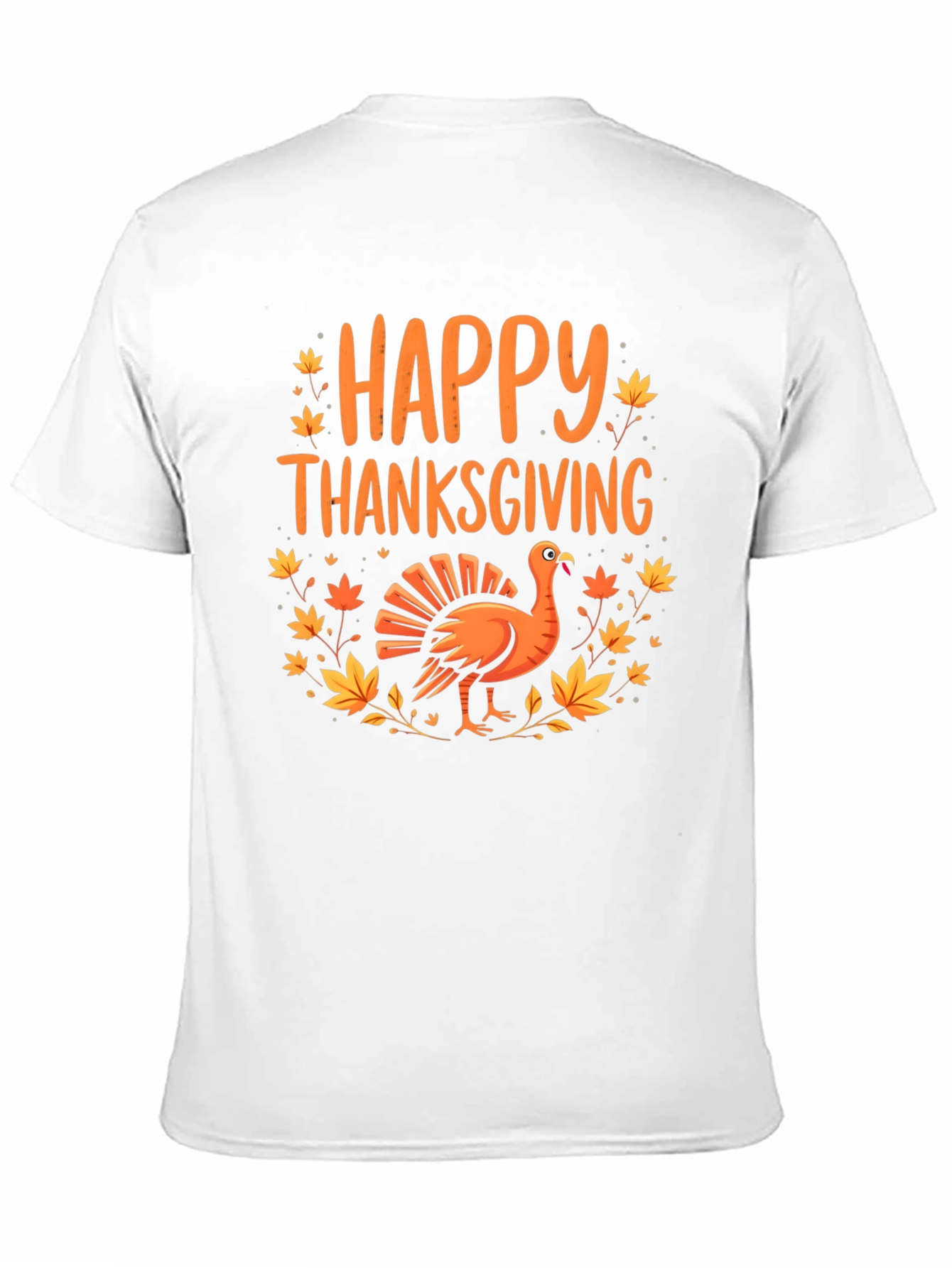 Happy Thanksgiving Turkey Graphic Tee