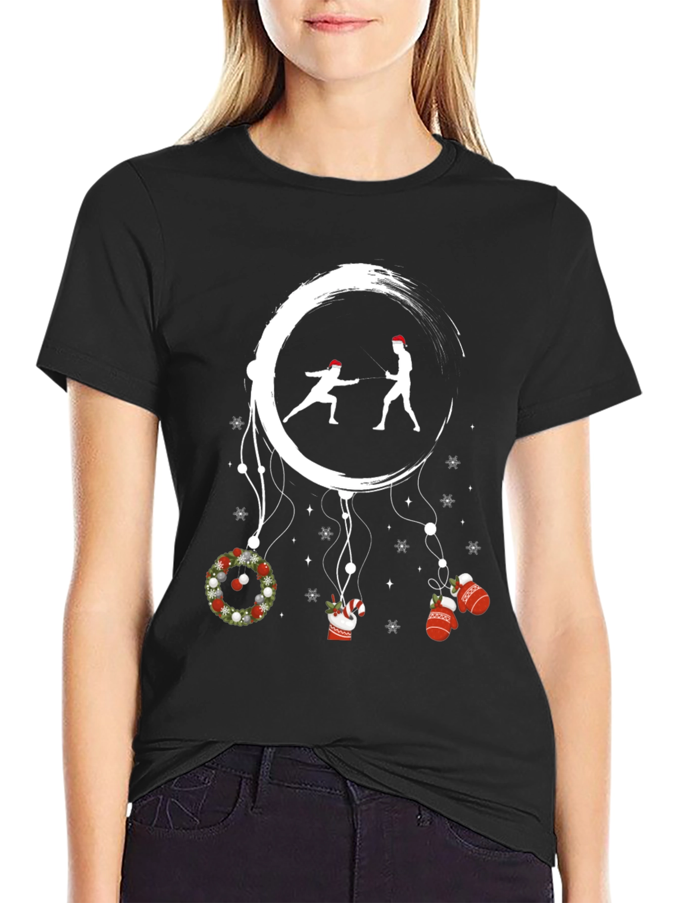 Holiday Fencing Graphic Tee