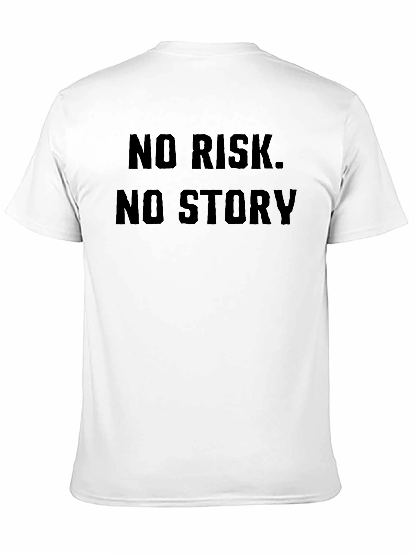 No Risk No Story Black T-Shirt