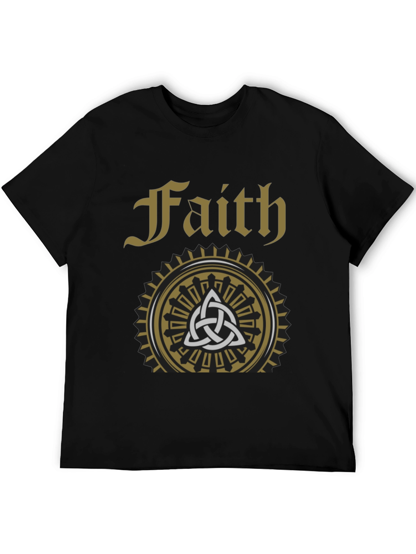 Faith Celtic Knot Graphic T-Shirt - Stylish Religious Tee
