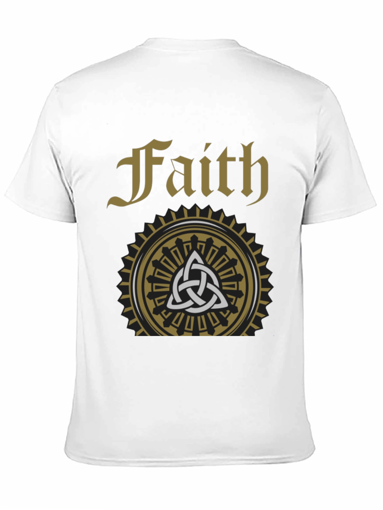 Faith Celtic Knot Graphic T-Shirt - Stylish Religious Tee