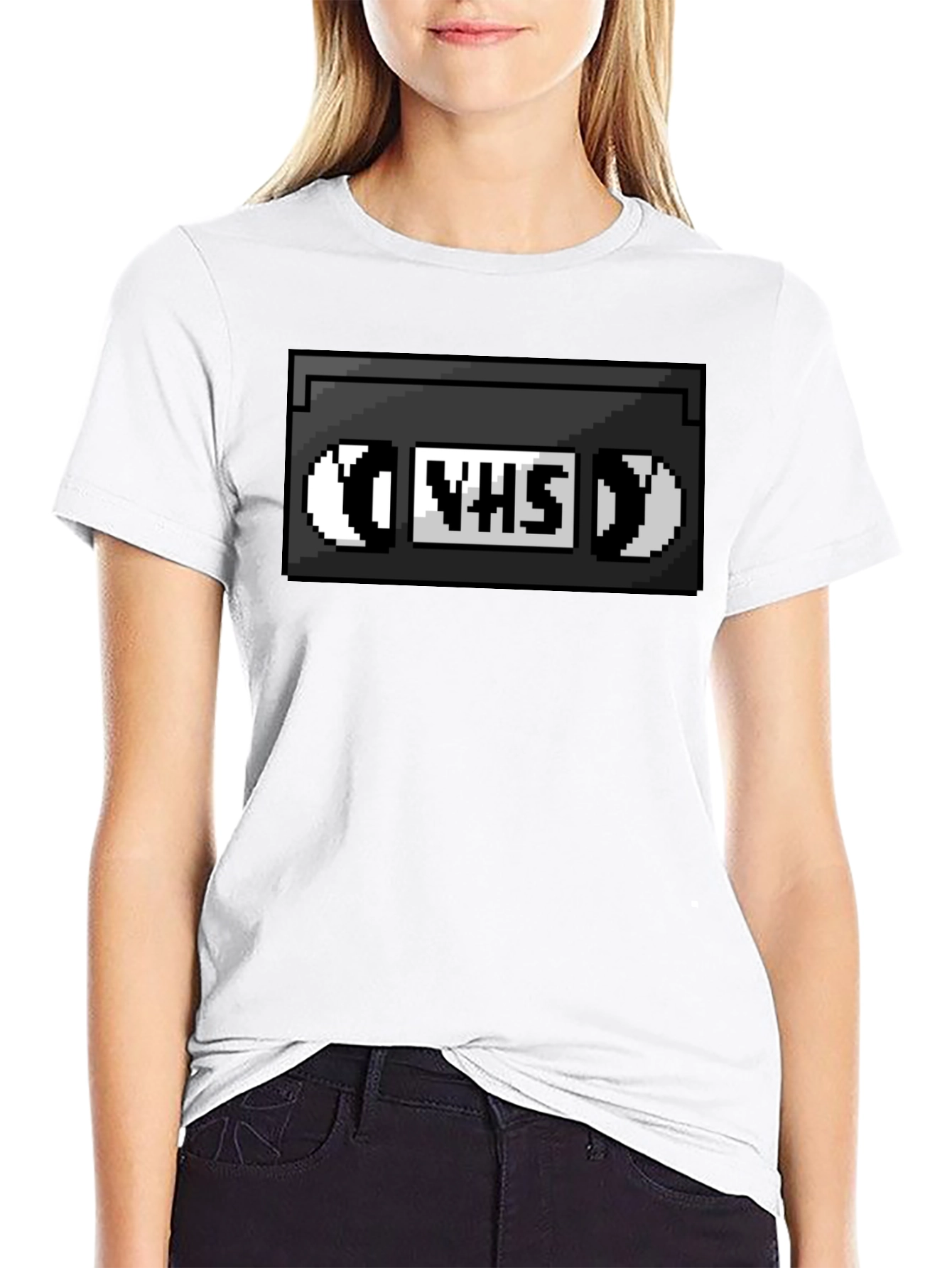 Retro VHS Tape T-Shirt - Pixelated Nostalgia