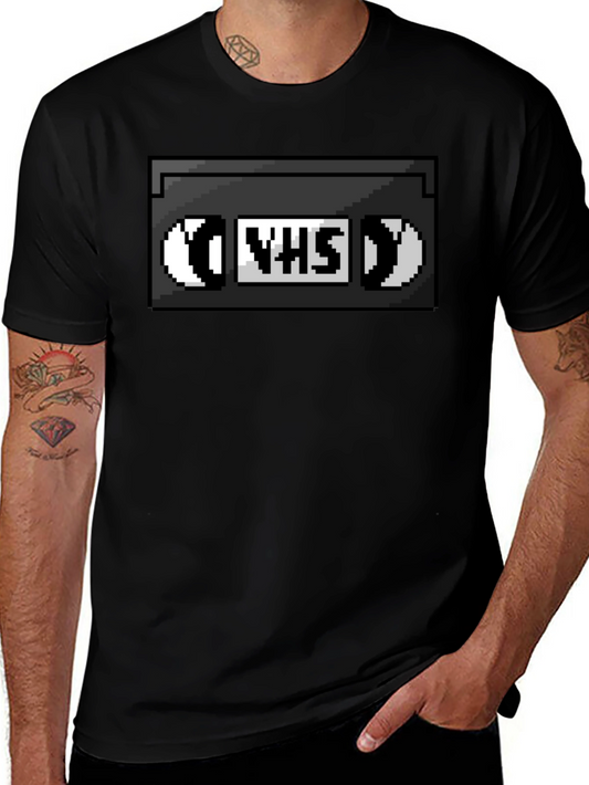 Retro VHS Tape T-Shirt - Pixelated Nostalgia