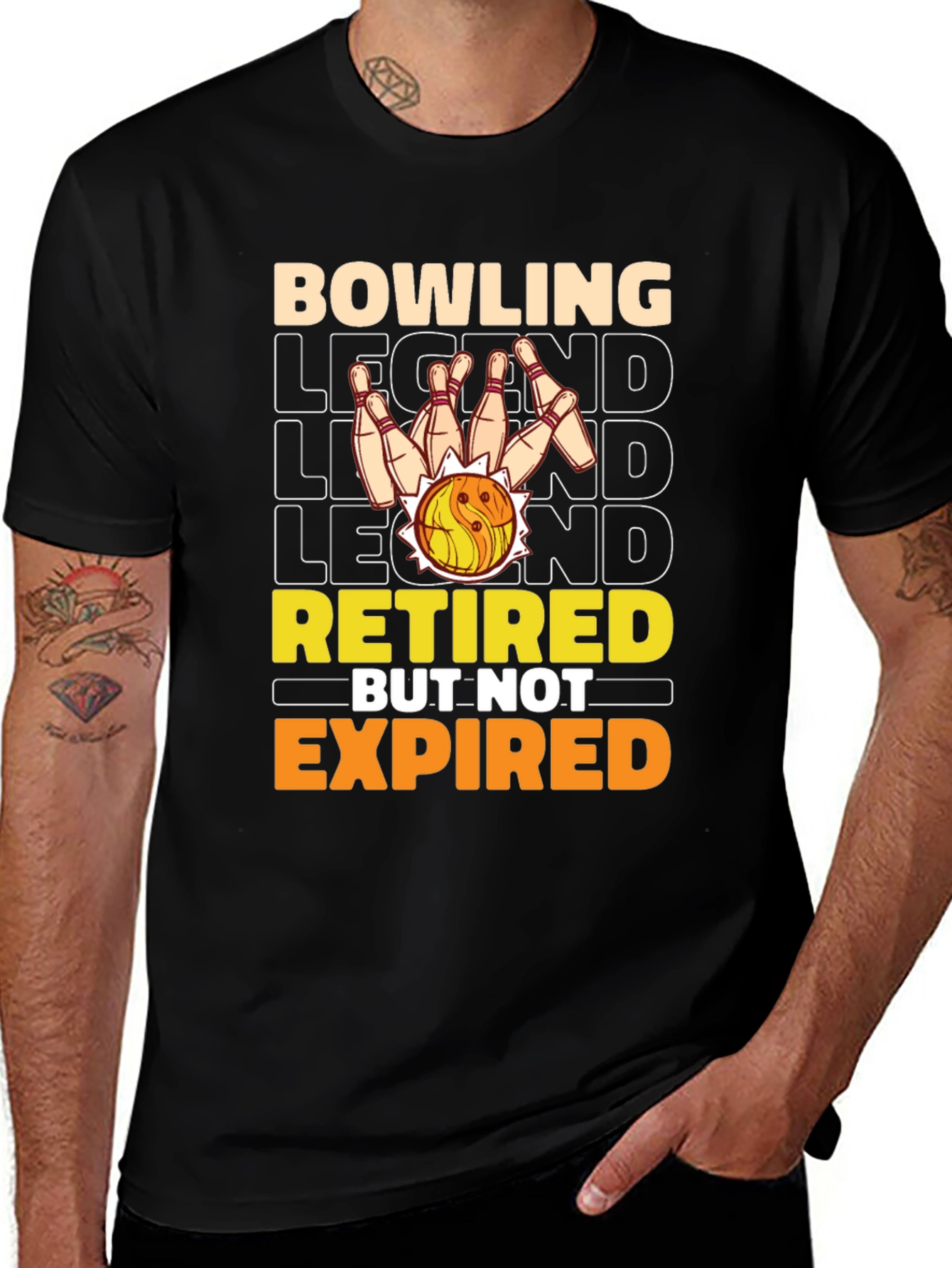 Bowling Legend Retired But Not Expired T-Shirt