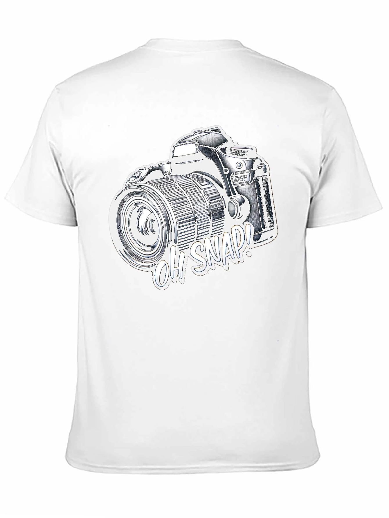 Oh Snap! Camera Graphic T-Shirt - Black