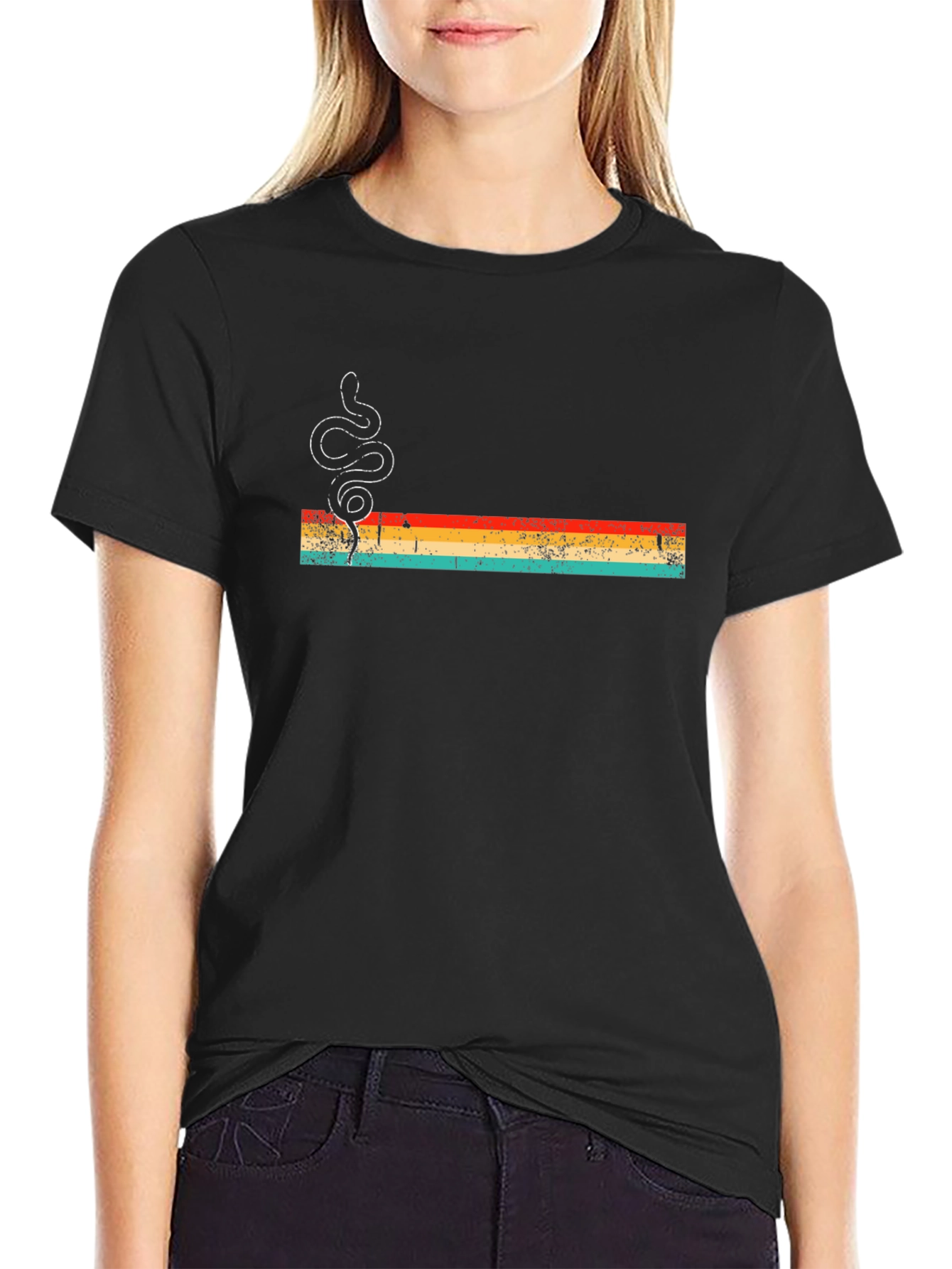 Retro Snake Graphic Tee