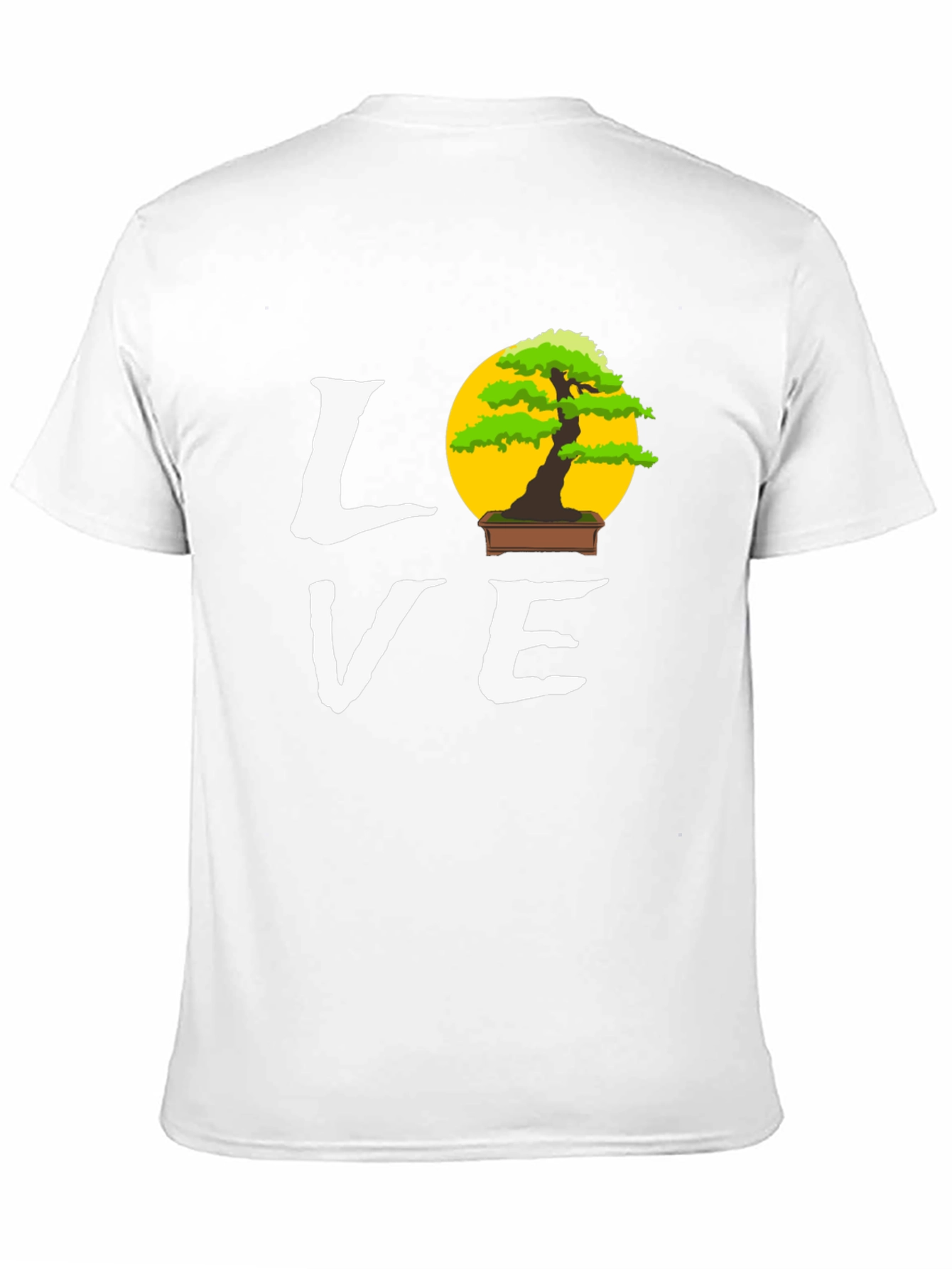 Bonsai Tree Love Graphic Tee - Unique Design T-Shirt