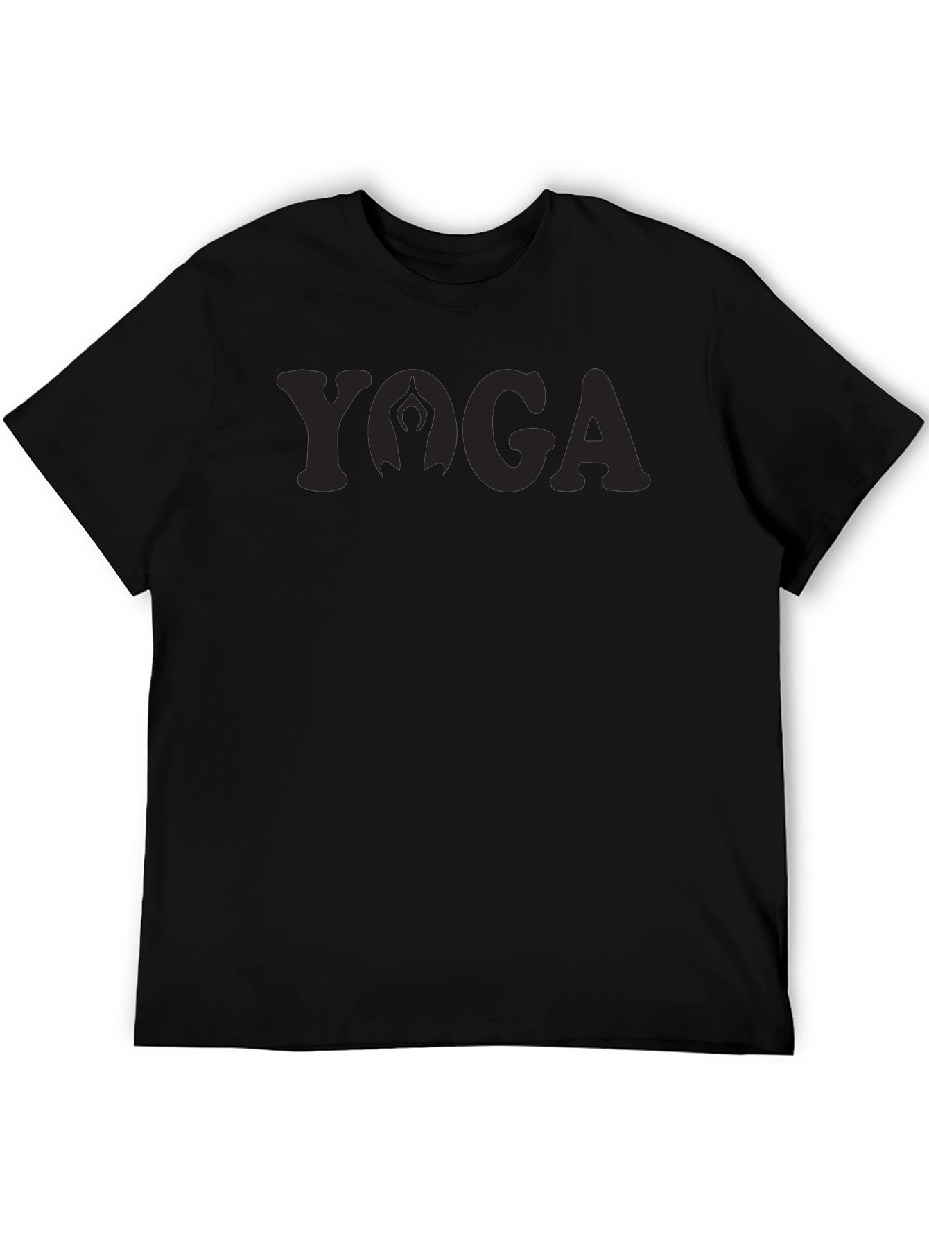 Yoga Pose Graphic Tee - Black