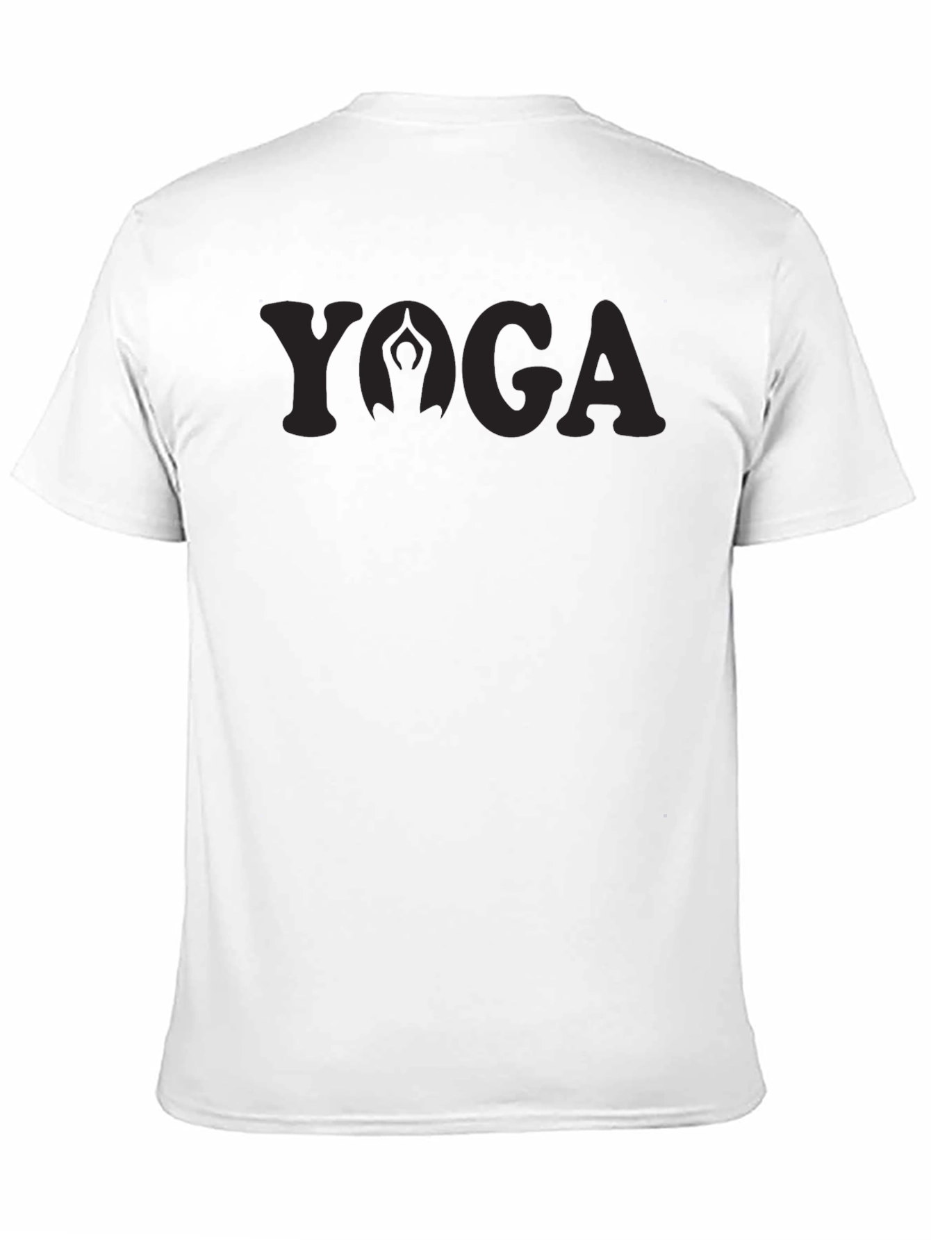 Yoga Pose Graphic Tee - Black