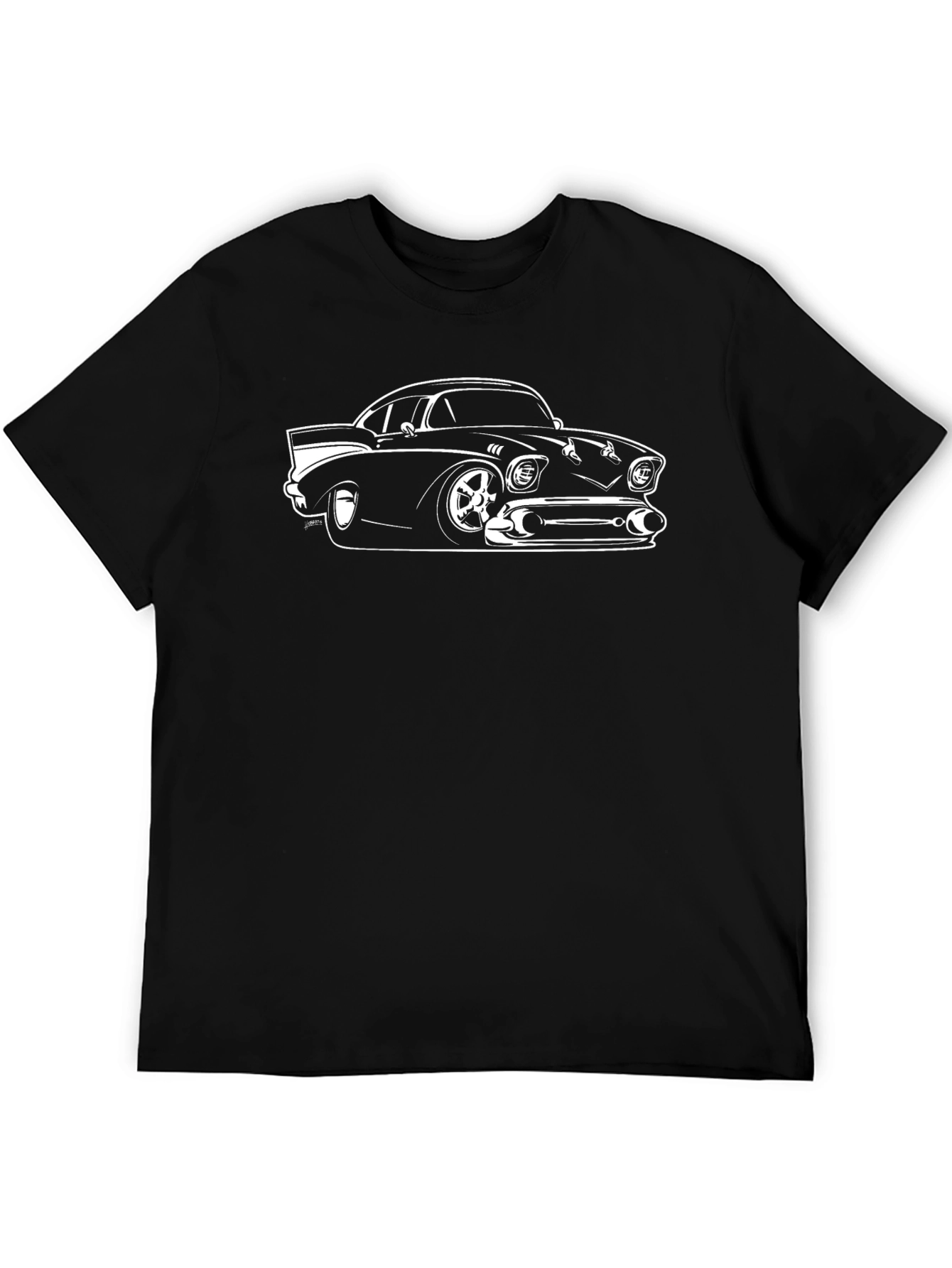 Classic Car Graphic Tee - Black