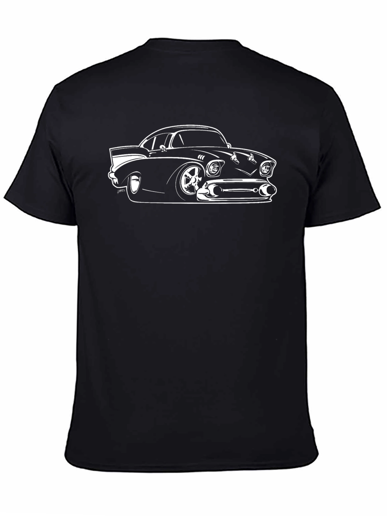 Classic Car Graphic Tee - Black