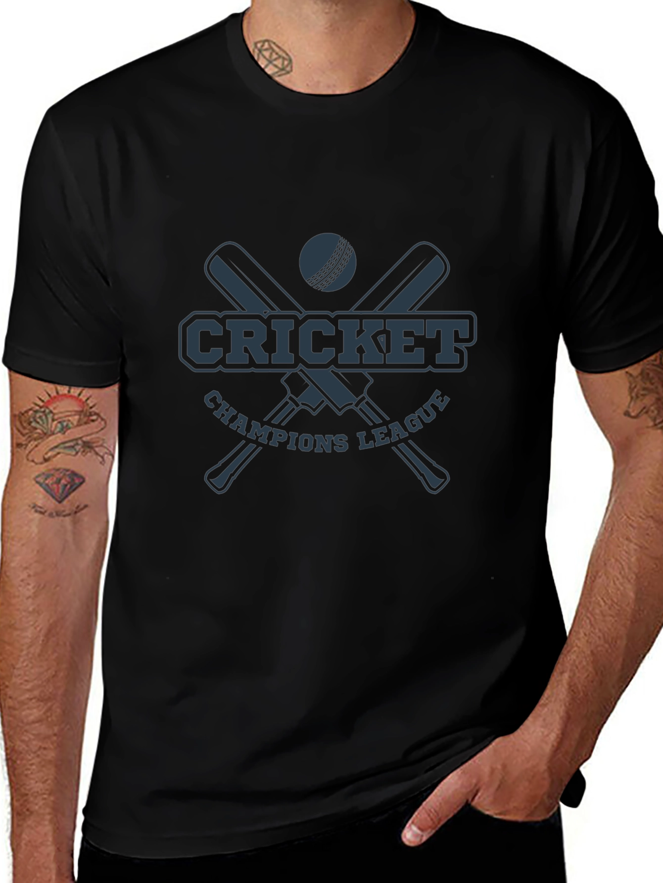 Cricket Champions League Graphic T-Shirt