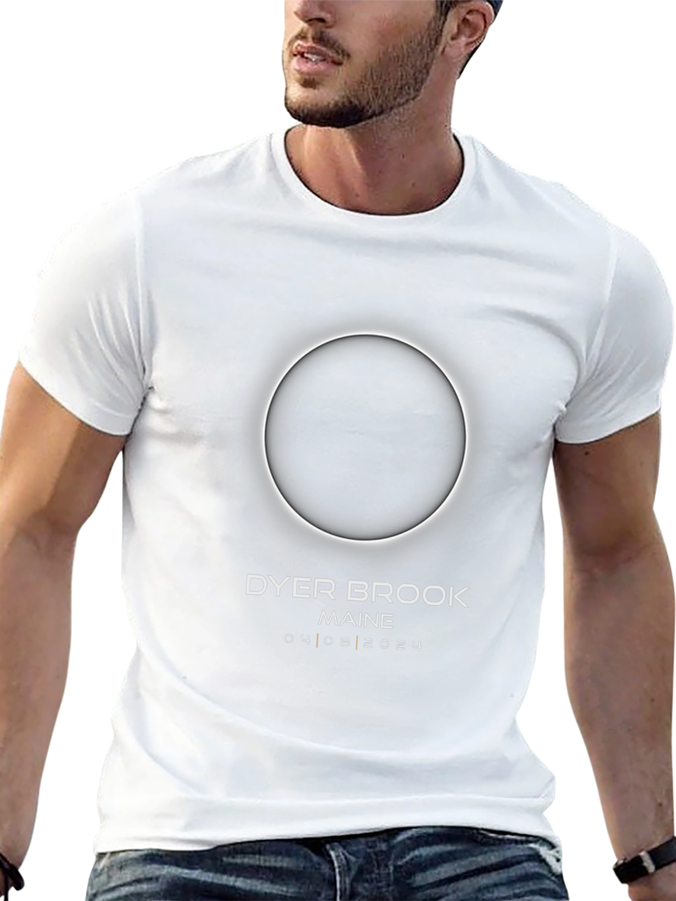 Dyer Brook Maine Eclipse 04 08 2024 Black T-Shirt