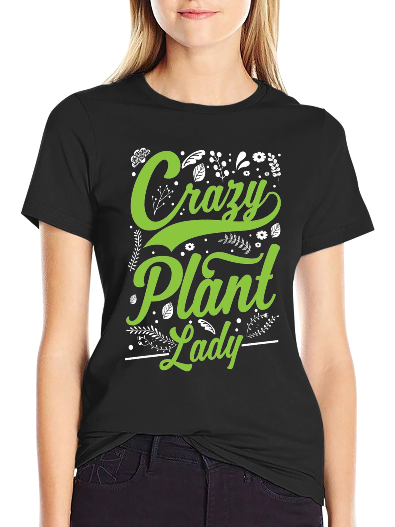 Crazy Plant Lady Graphic T-Shirt