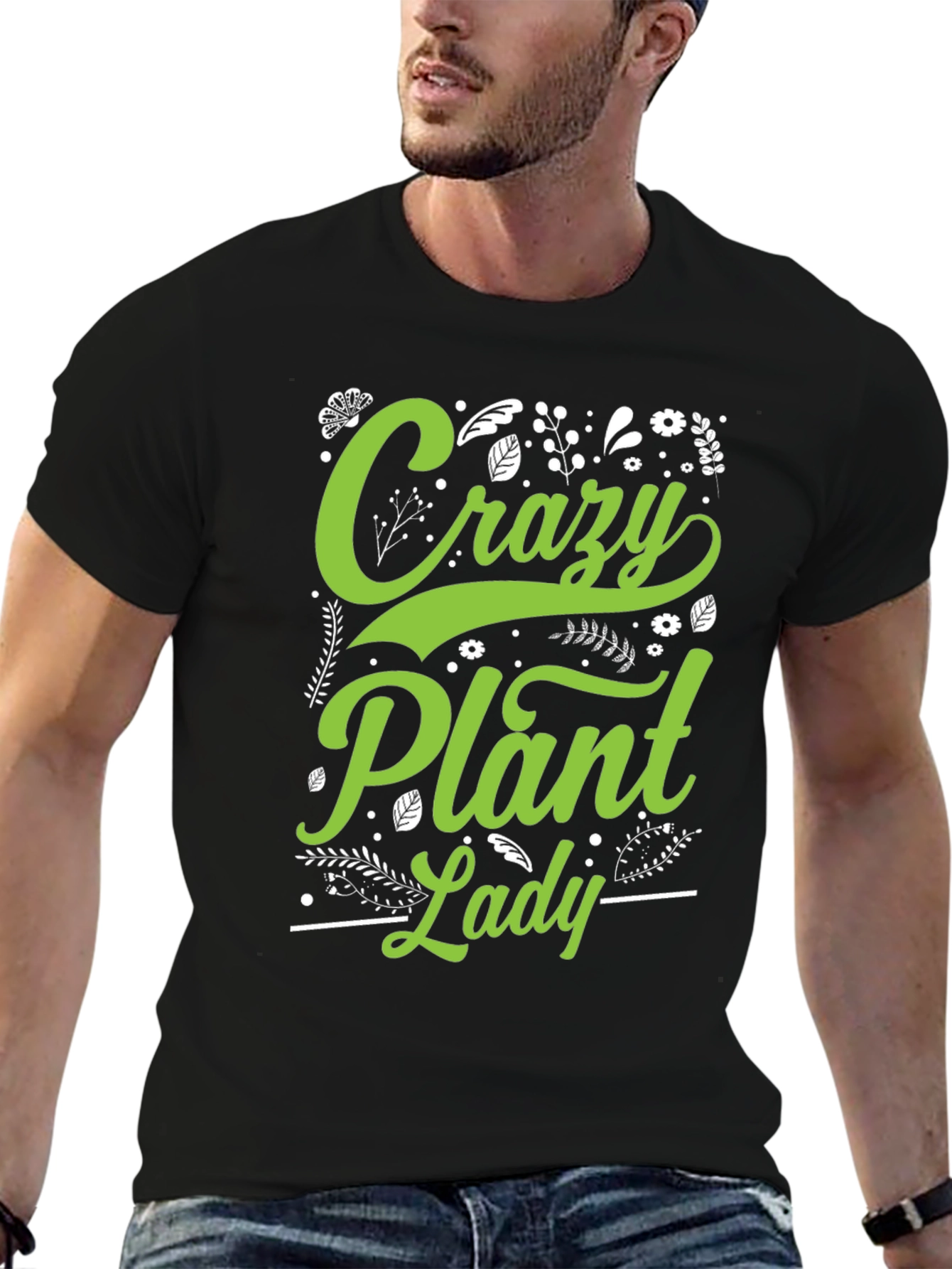 Crazy Plant Lady Graphic T-Shirt