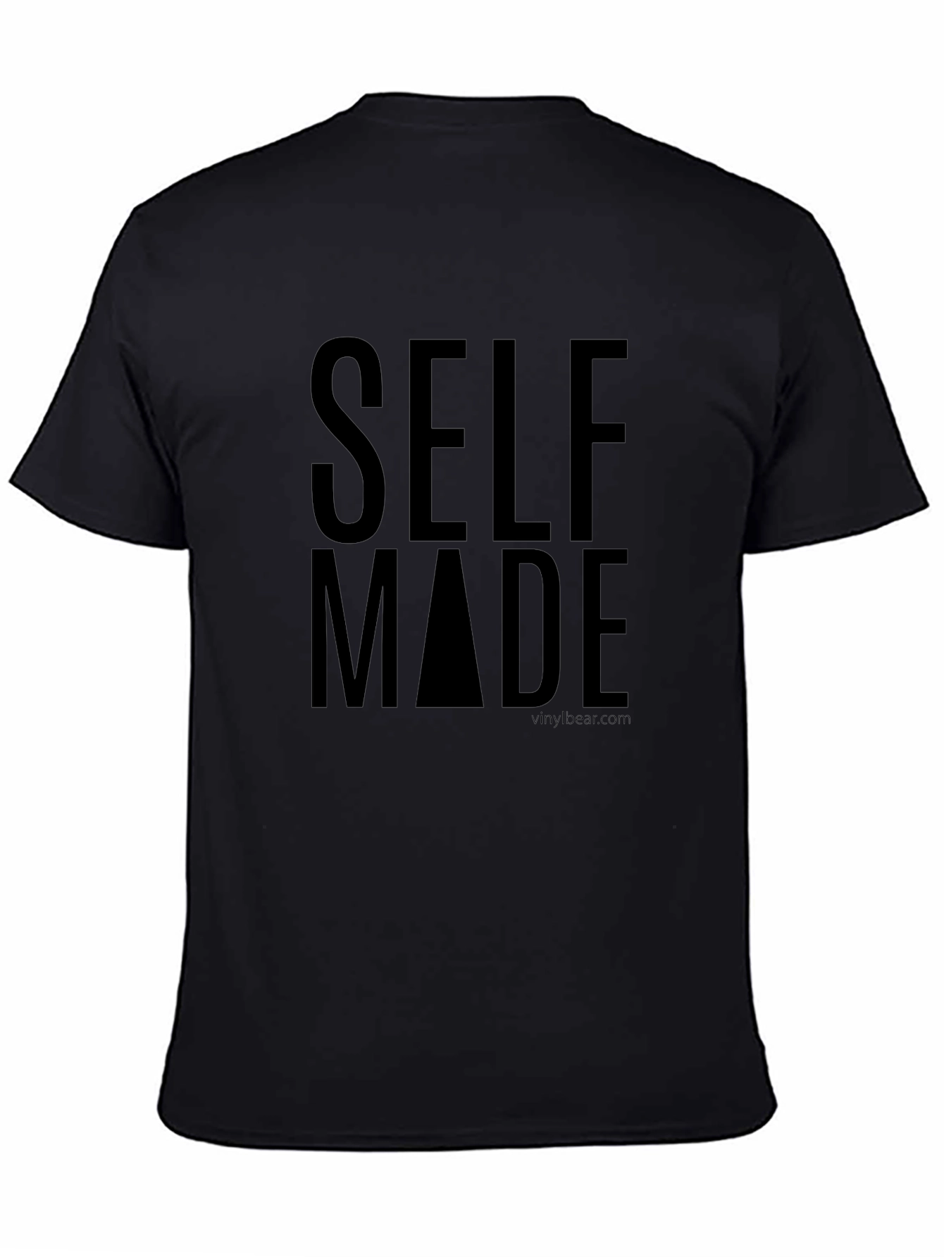 Self Made Graphic Tee - Black Crew Neck