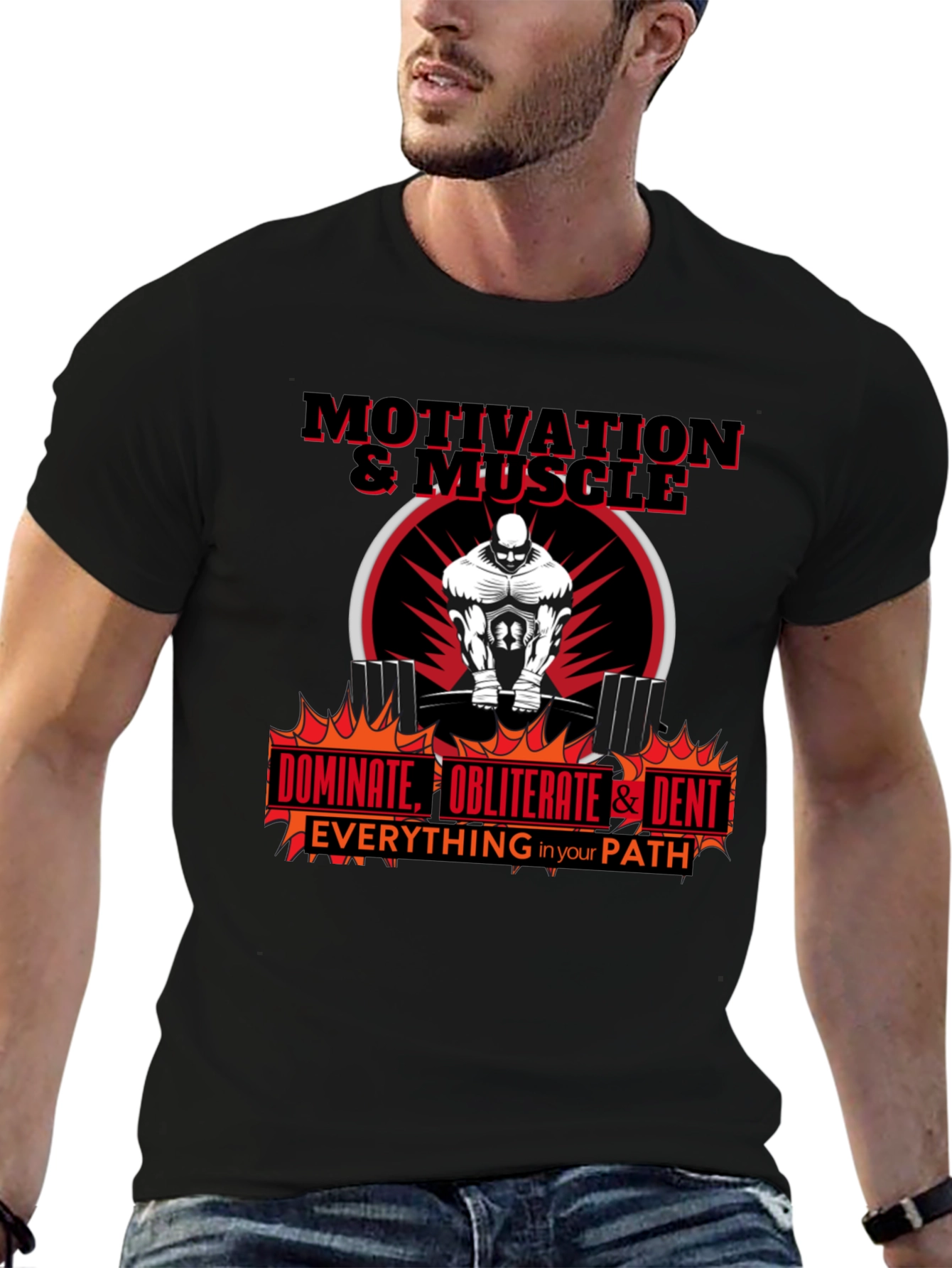 Motivation & Muscle Workout T-Shirt