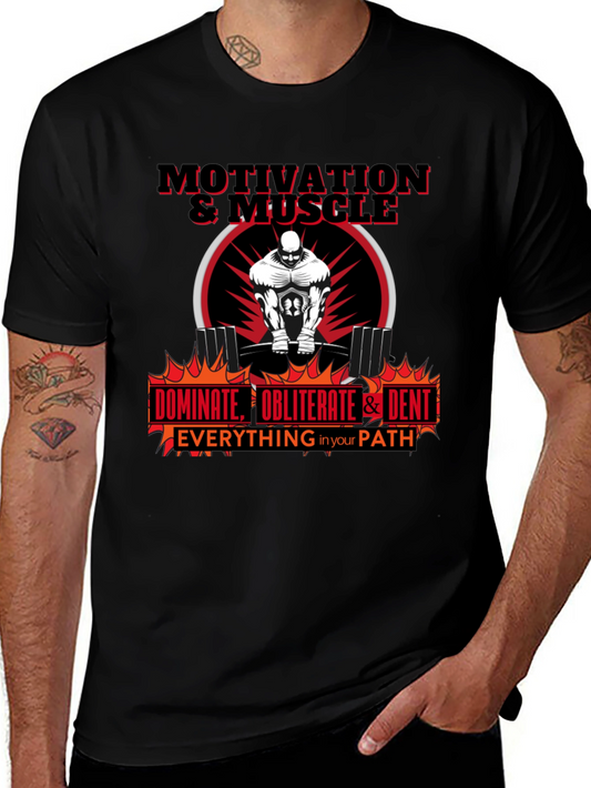 Motivation & Muscle Workout T-Shirt