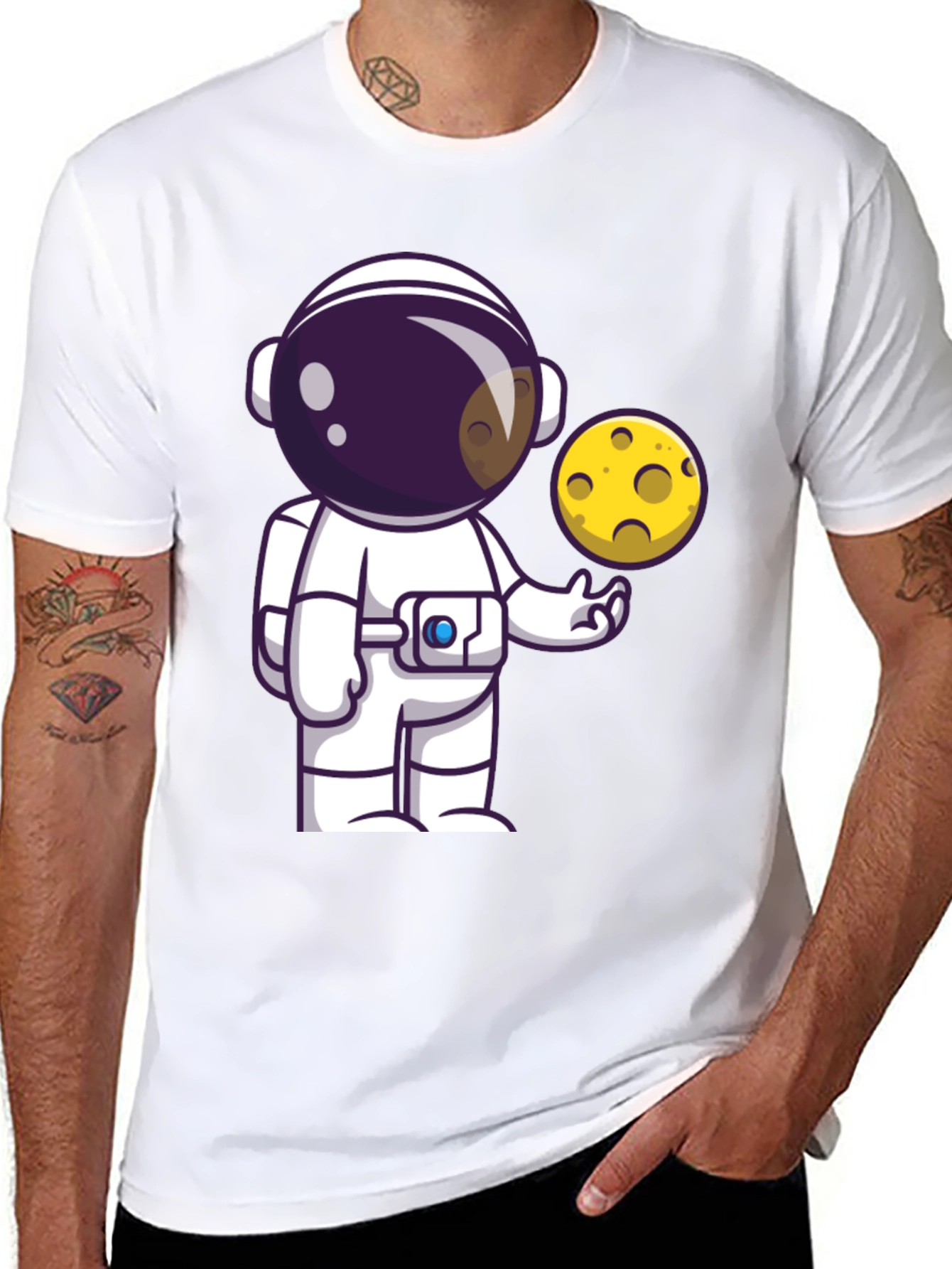 Astronaut & Moon Graphic Tee