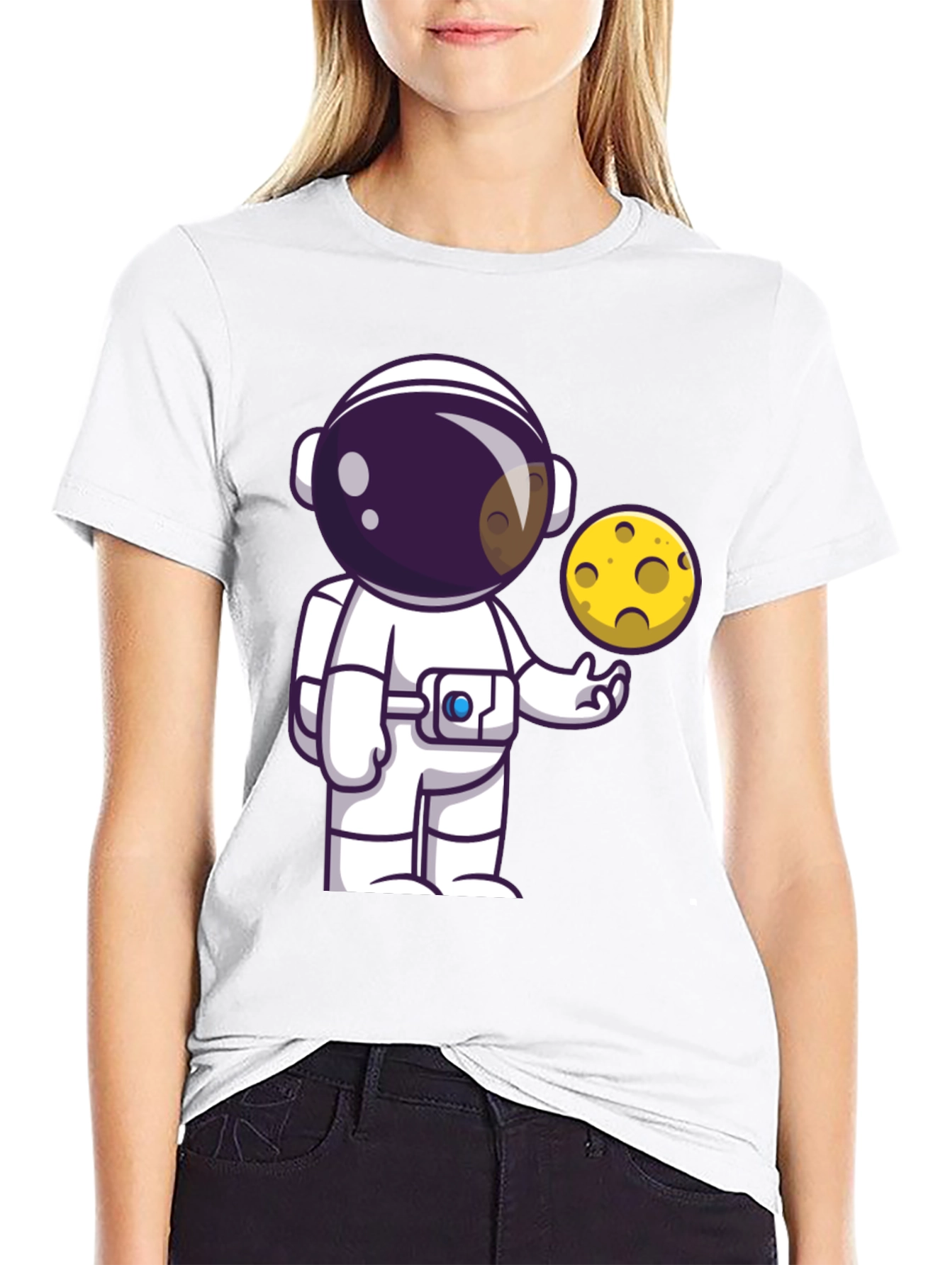 Astronaut & Moon Graphic Tee