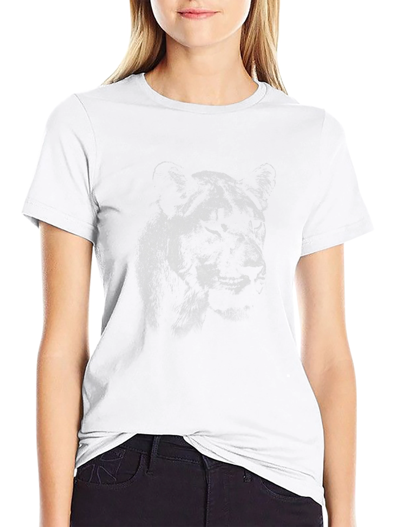Lioness Graphic Tee - Black