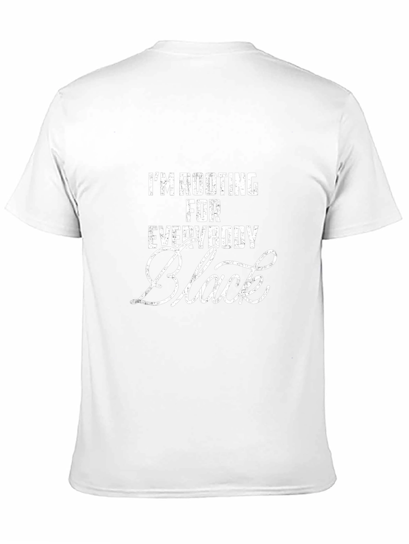 Im Rooting For Everybody Black Graphic Tee