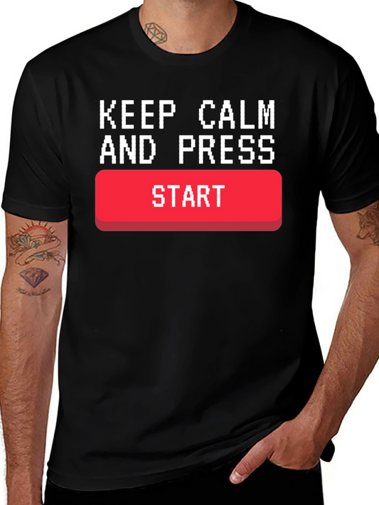 Keep Calm & Press Start T-Shirt