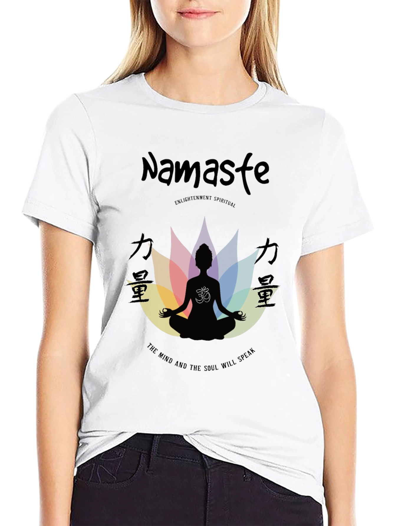 Namaste Spiritual Enlightenment T-Shirt - Mind & Soul