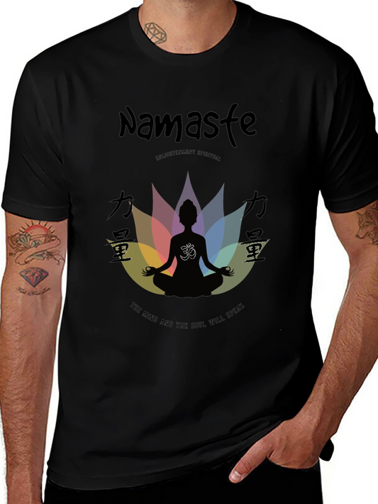 Namaste Spiritual Enlightenment T-Shirt - Mind & Soul