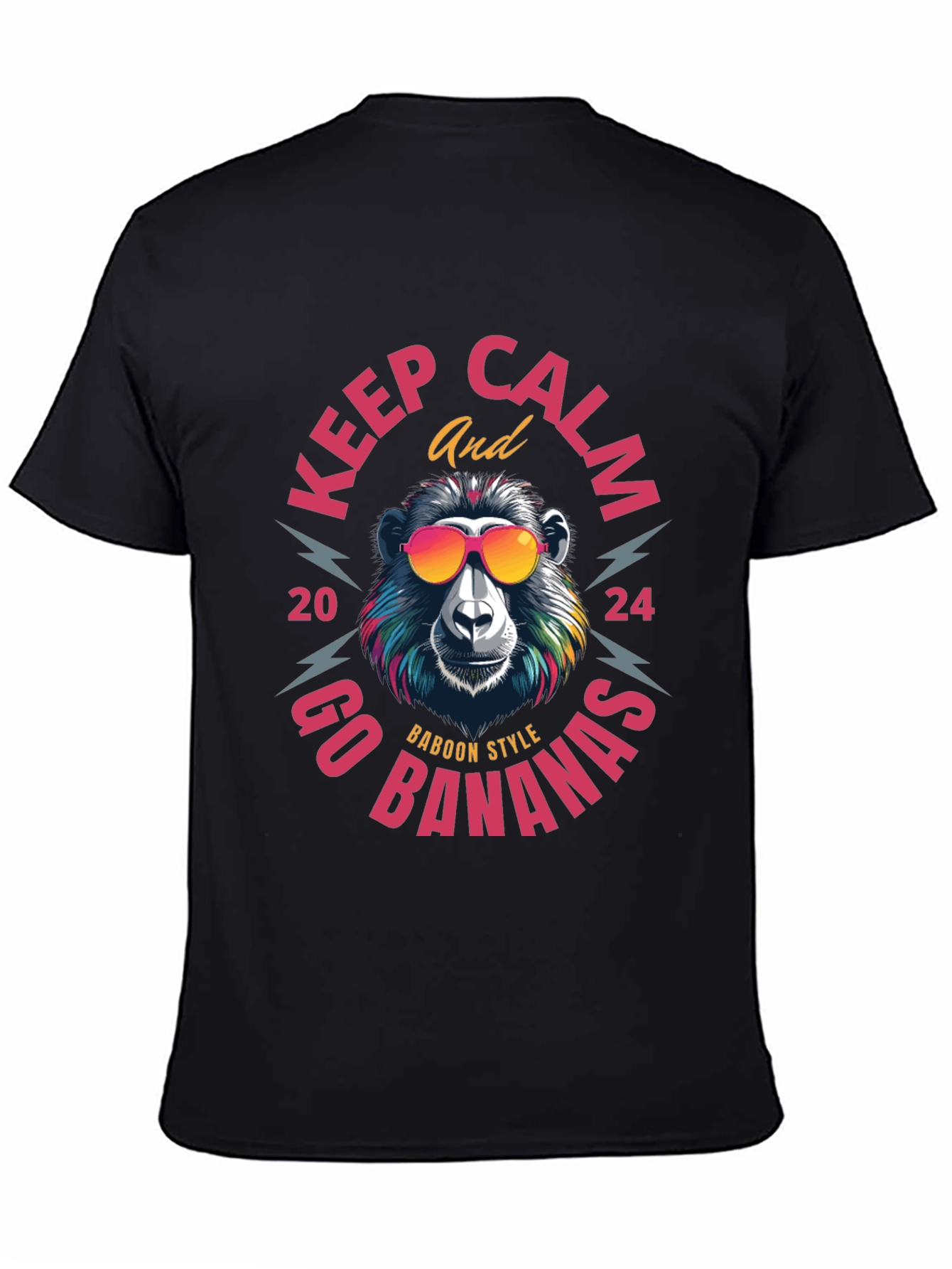 Keep Calm Baboon Style T-Shirt