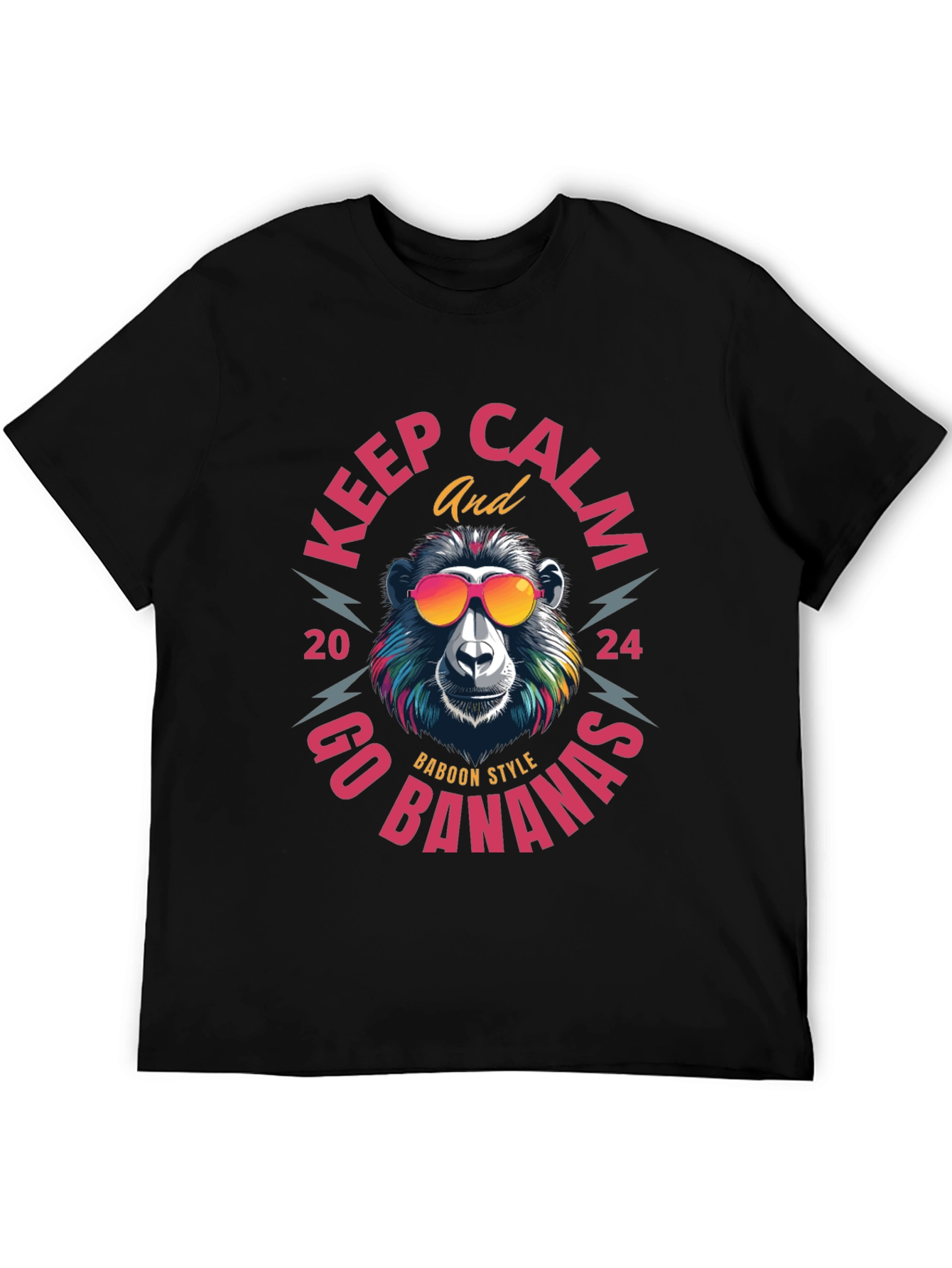 Keep Calm Baboon Style T-Shirt
