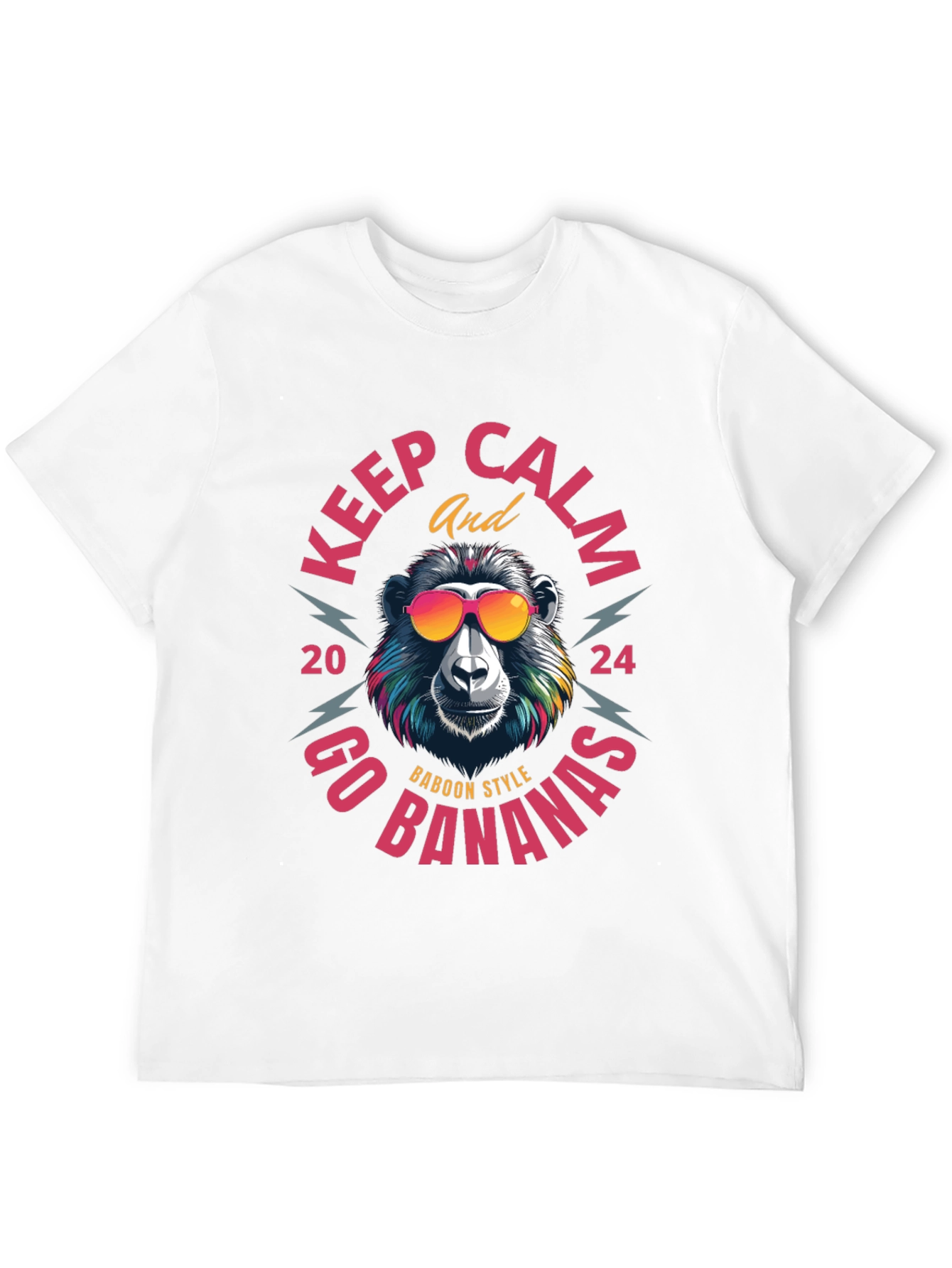 Keep Calm Baboon Style T-Shirt