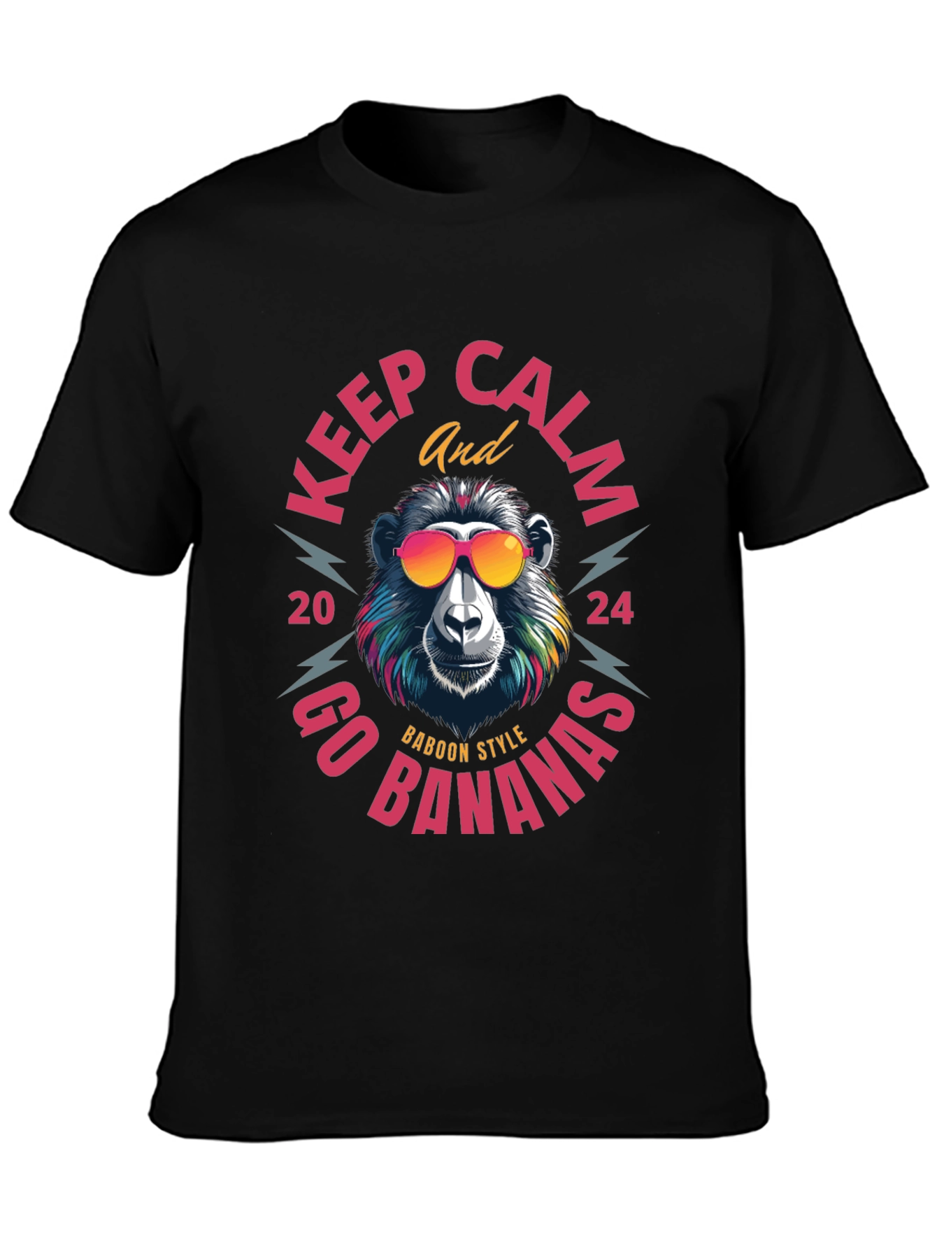 Keep Calm Baboon Style T-Shirt