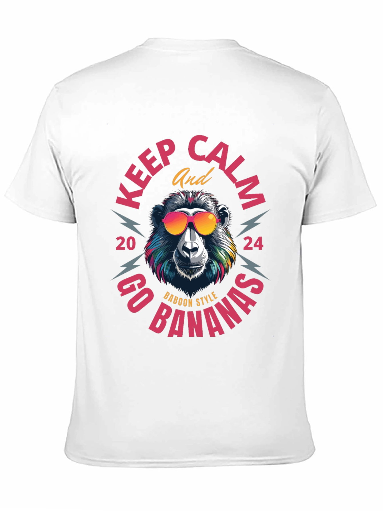 Keep Calm Baboon Style T-Shirt