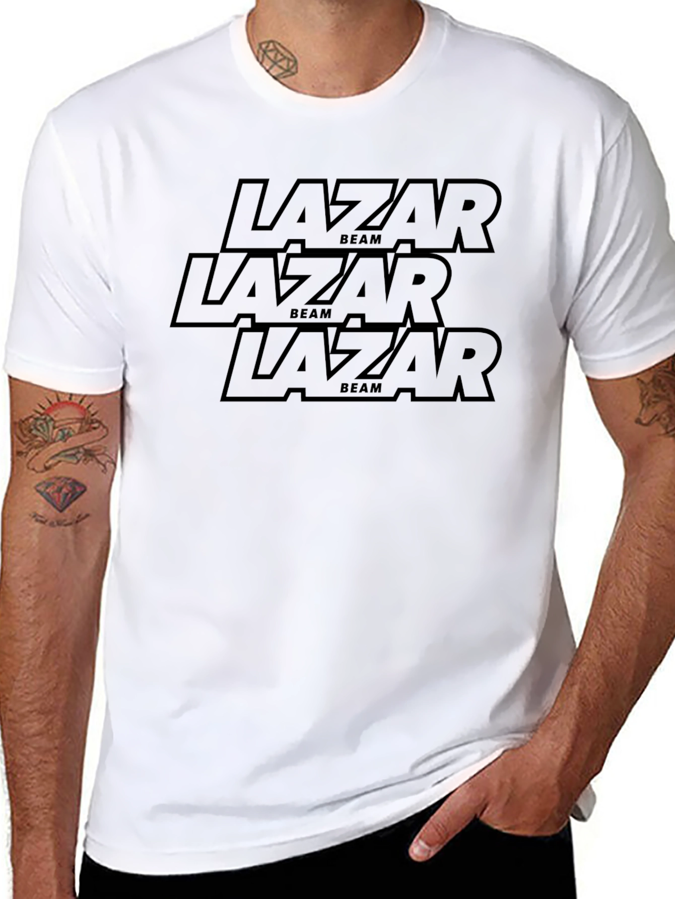 LazarBeam Graphic Tee - Black T-Shirt