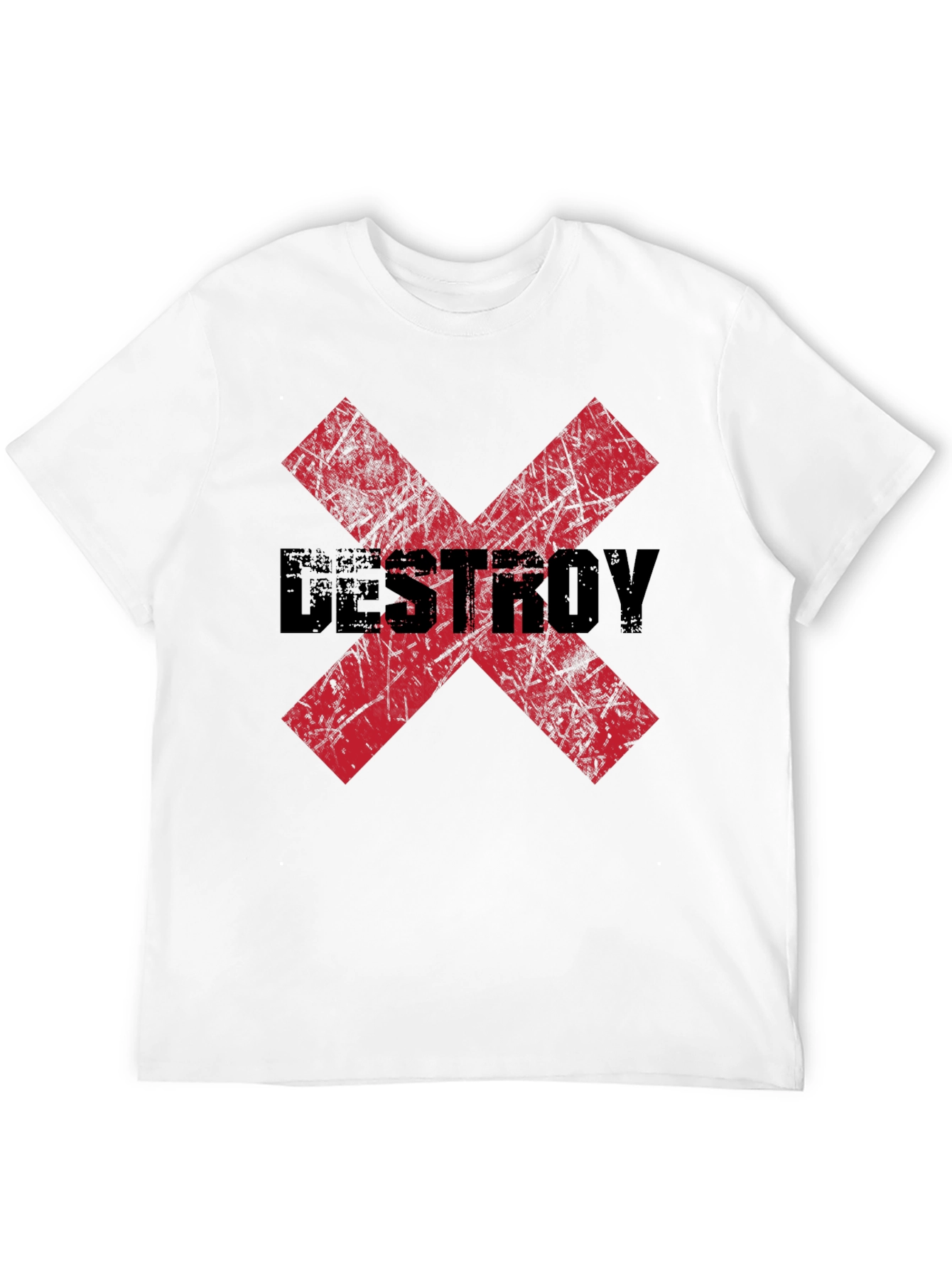 Destroy X Graphic Black T-Shirt