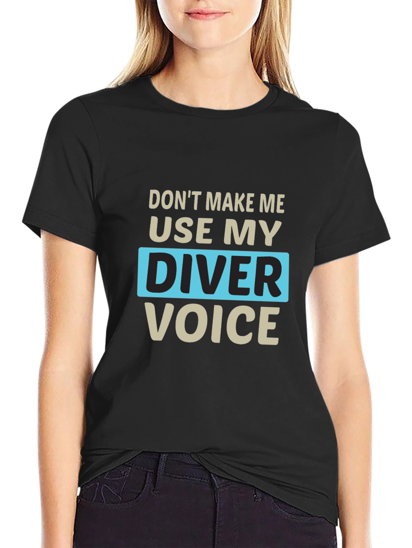 Diver Voice Graphic T-Shirt - Funny Diving Tee
