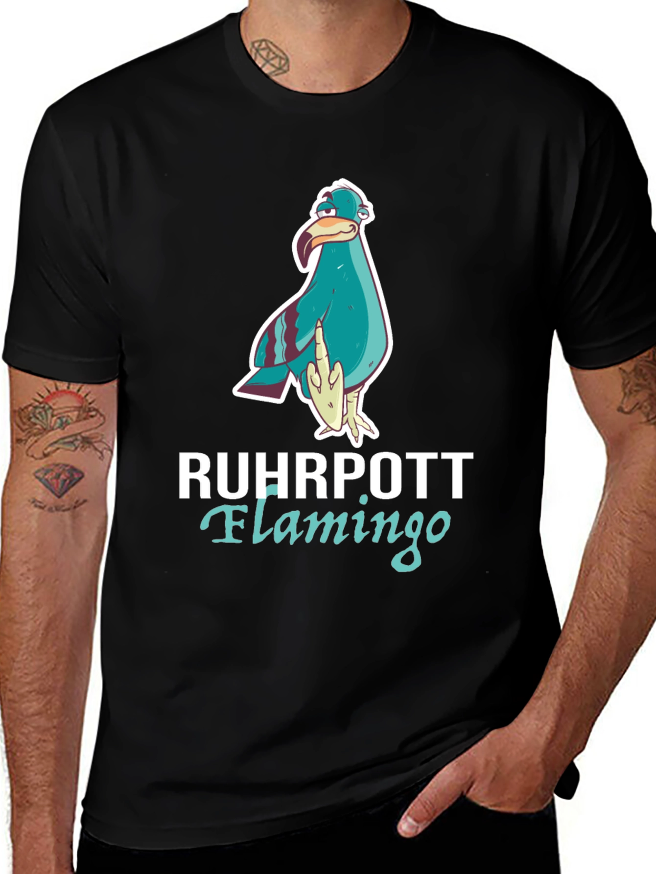 Ruhrpott Flamingo Graphic Tee